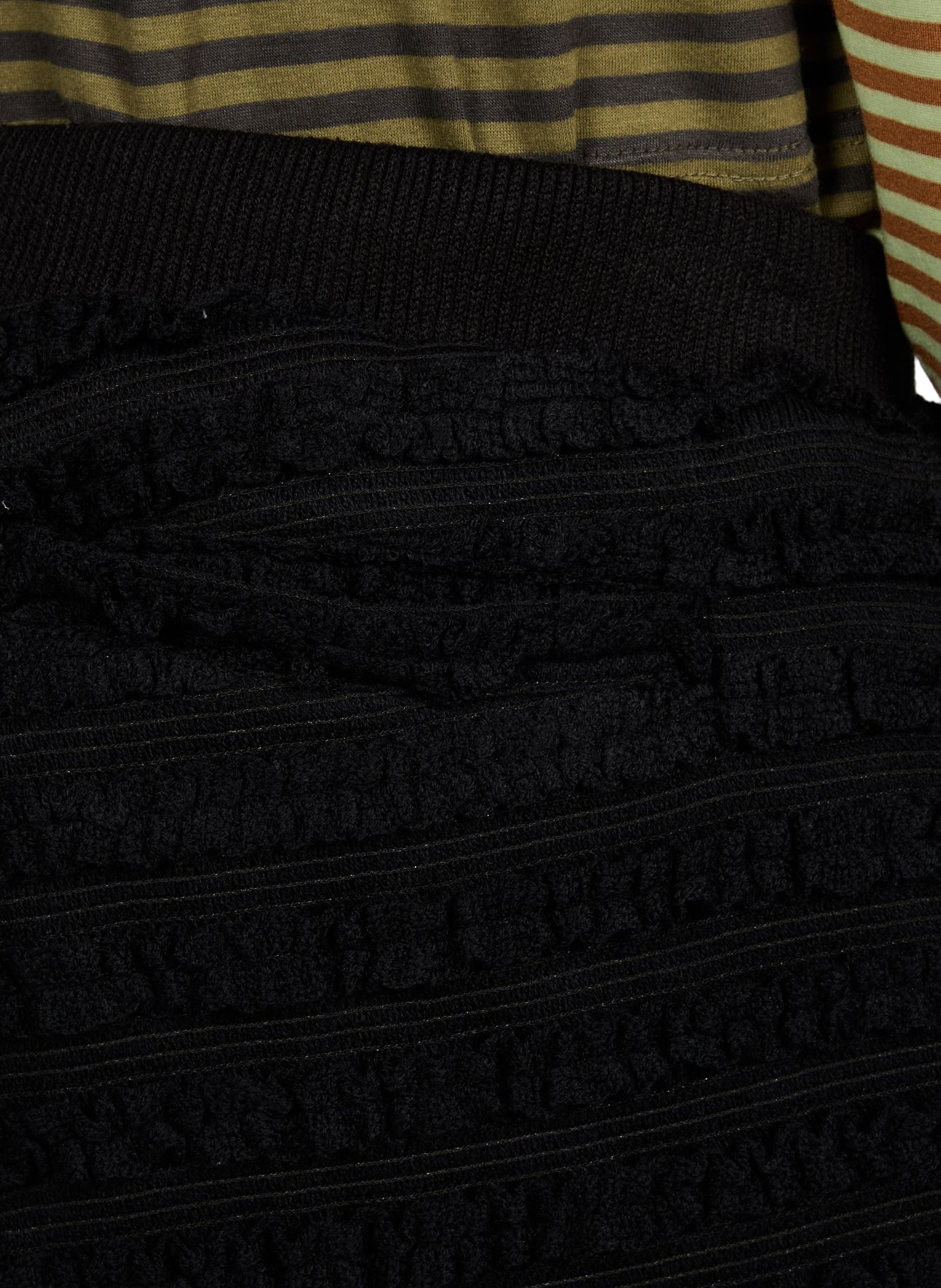 Maglia corta a rilievi ANDERSSON BELL Nero