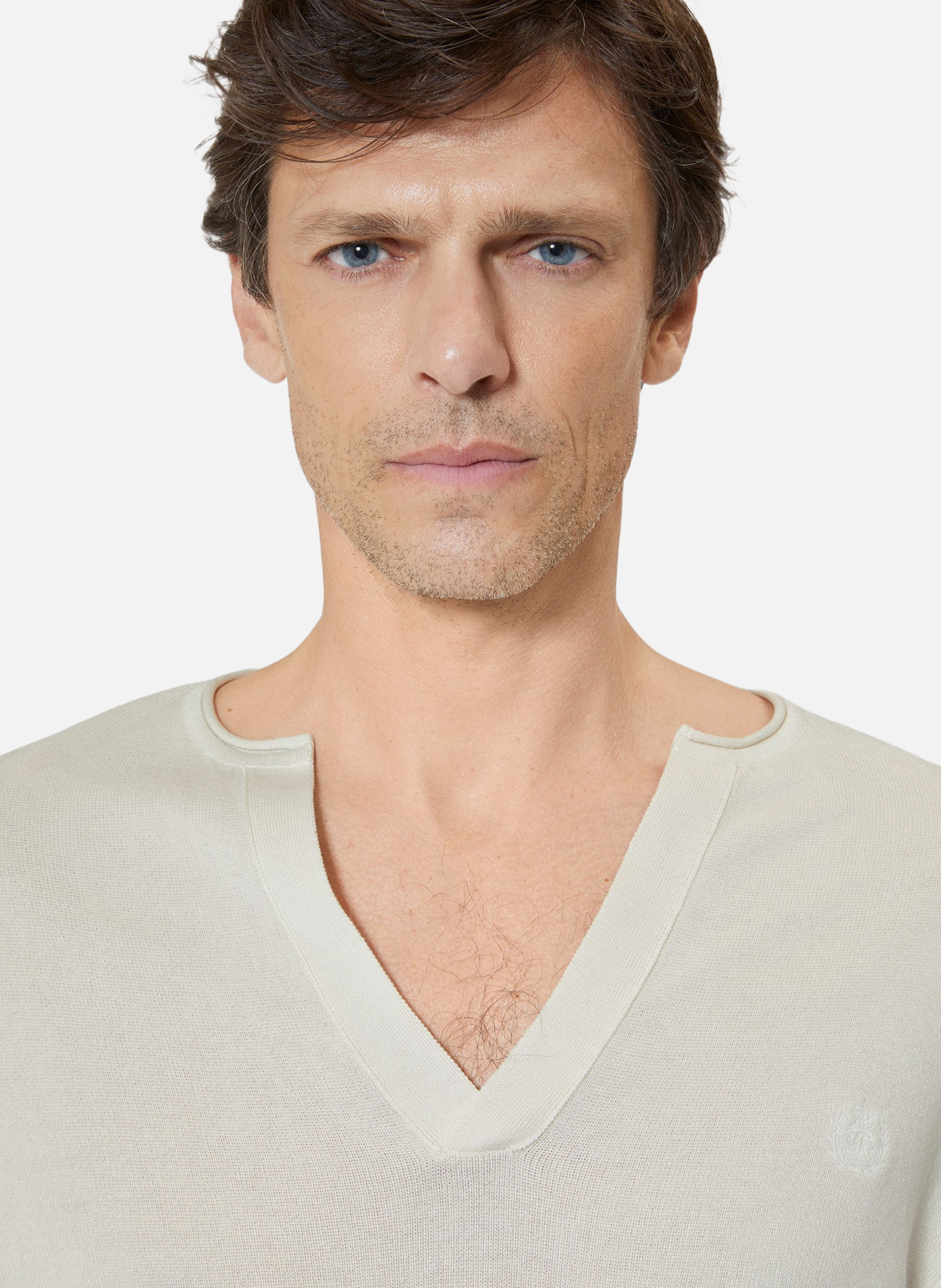 Pull col tunisien THE KOOPLES Beige