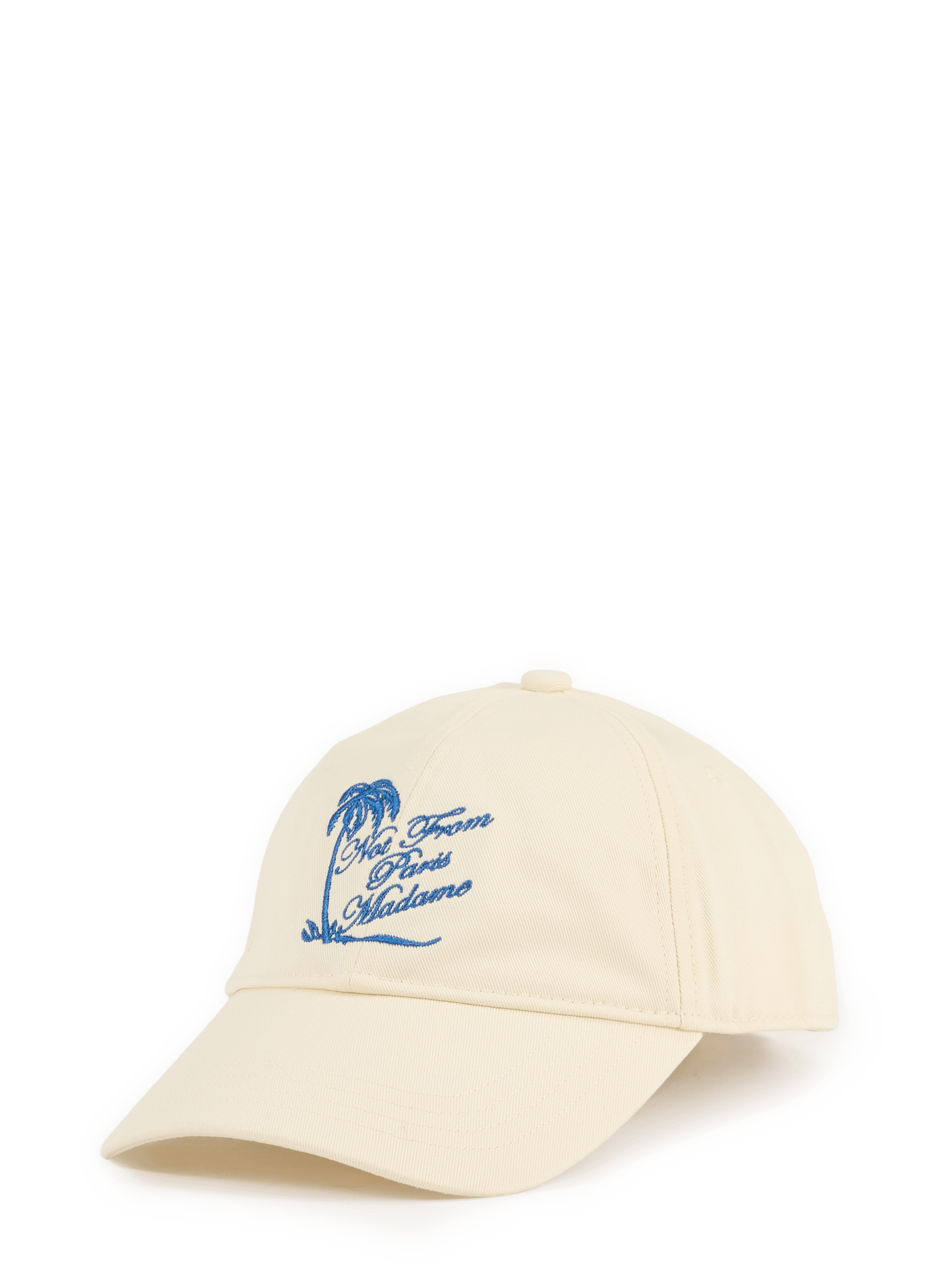 Cap Slogan Palm Trees in cotton DROLE DE MONSIEUR Beige
