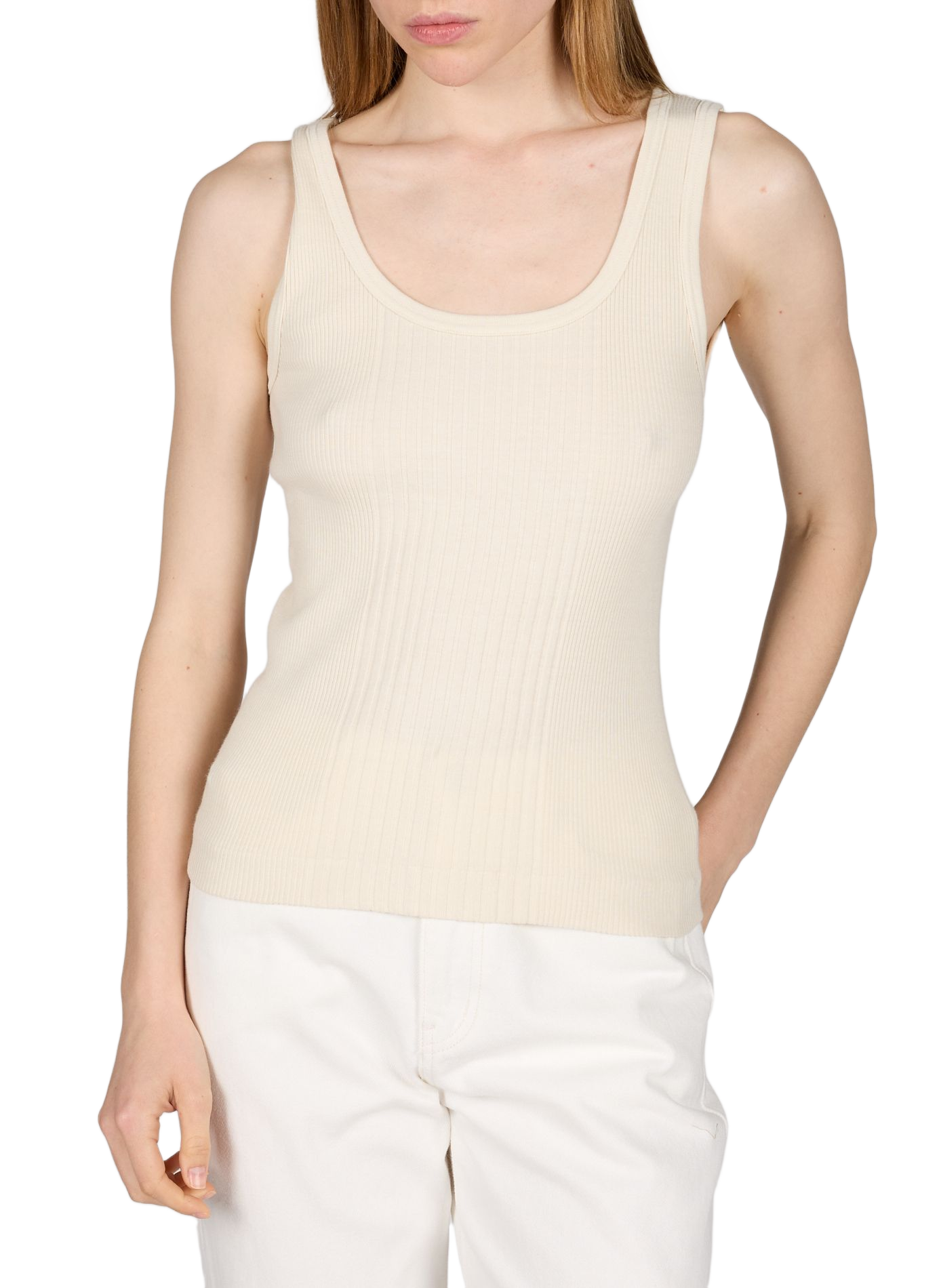 Débardeur Malawi en maille de coton PURE SUGAR Beige