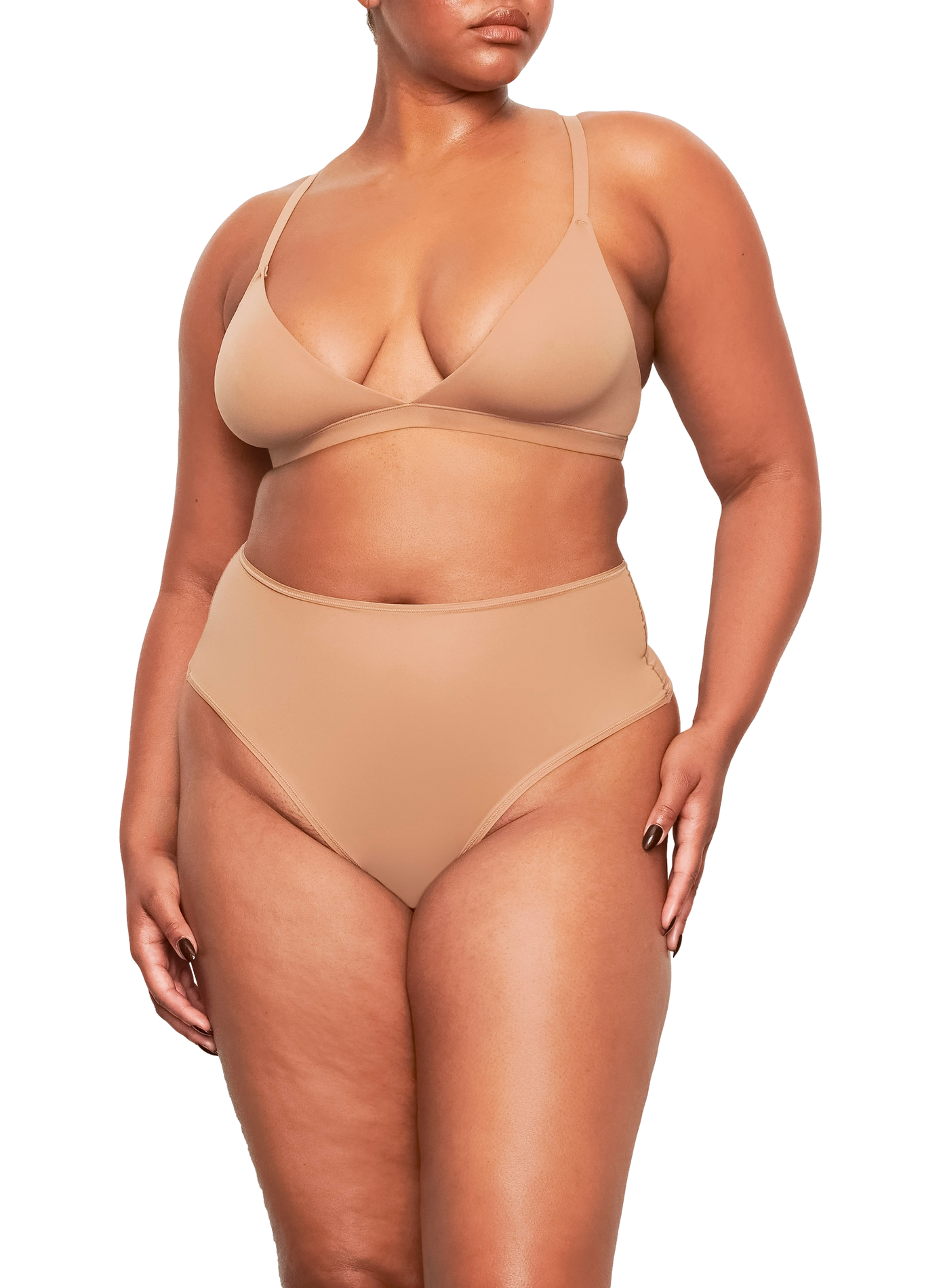 High-waisted solid color SKIMS Brown