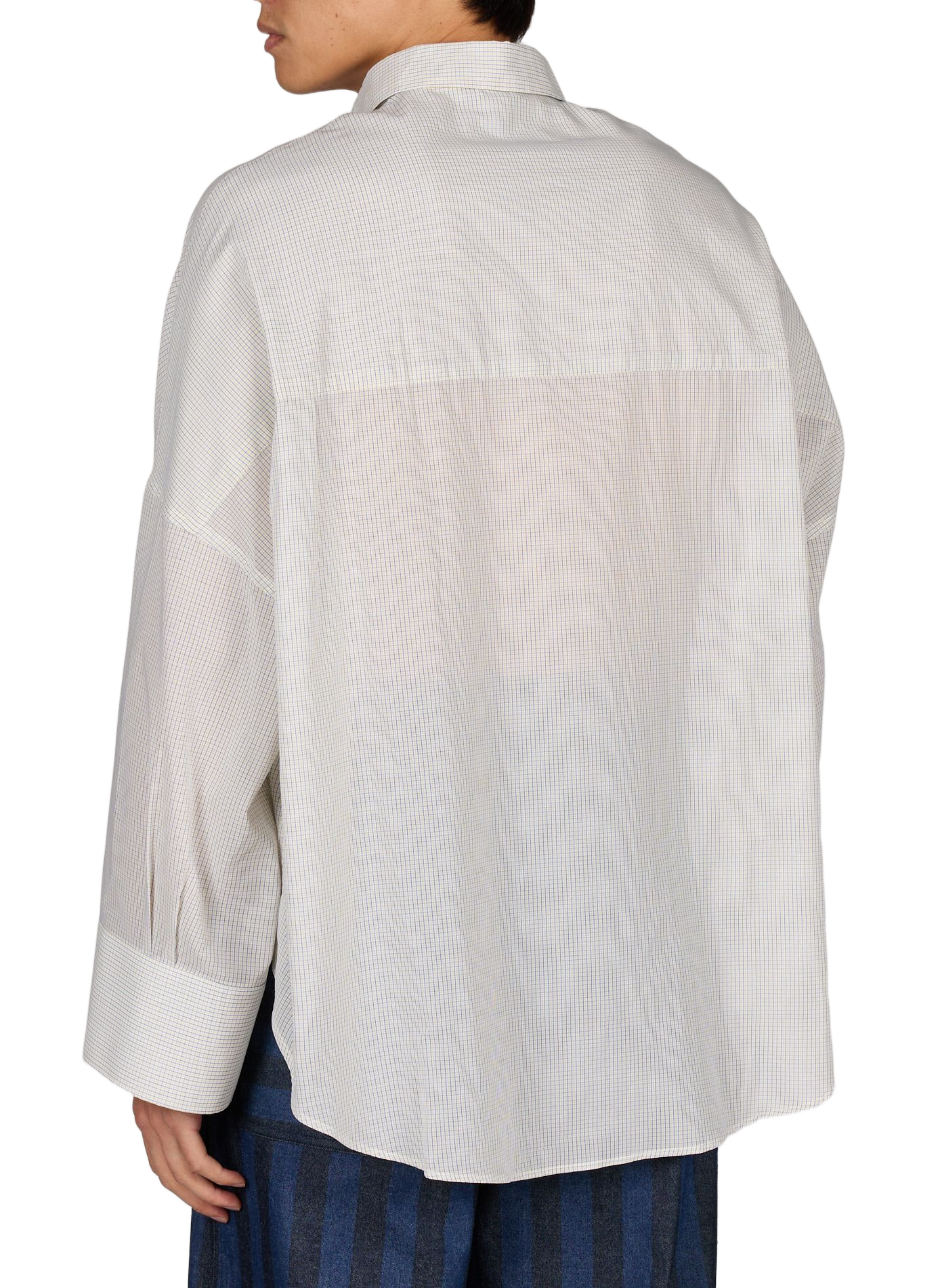 Chemise ample à carreaux en coton RENÈ Multicolore