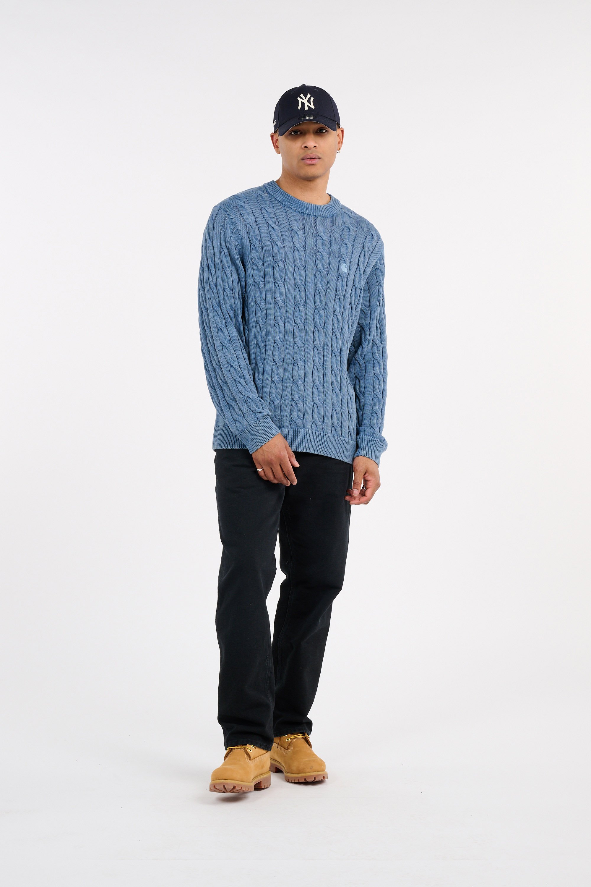 Pull carter sweater CARHARTT WIP Bleu