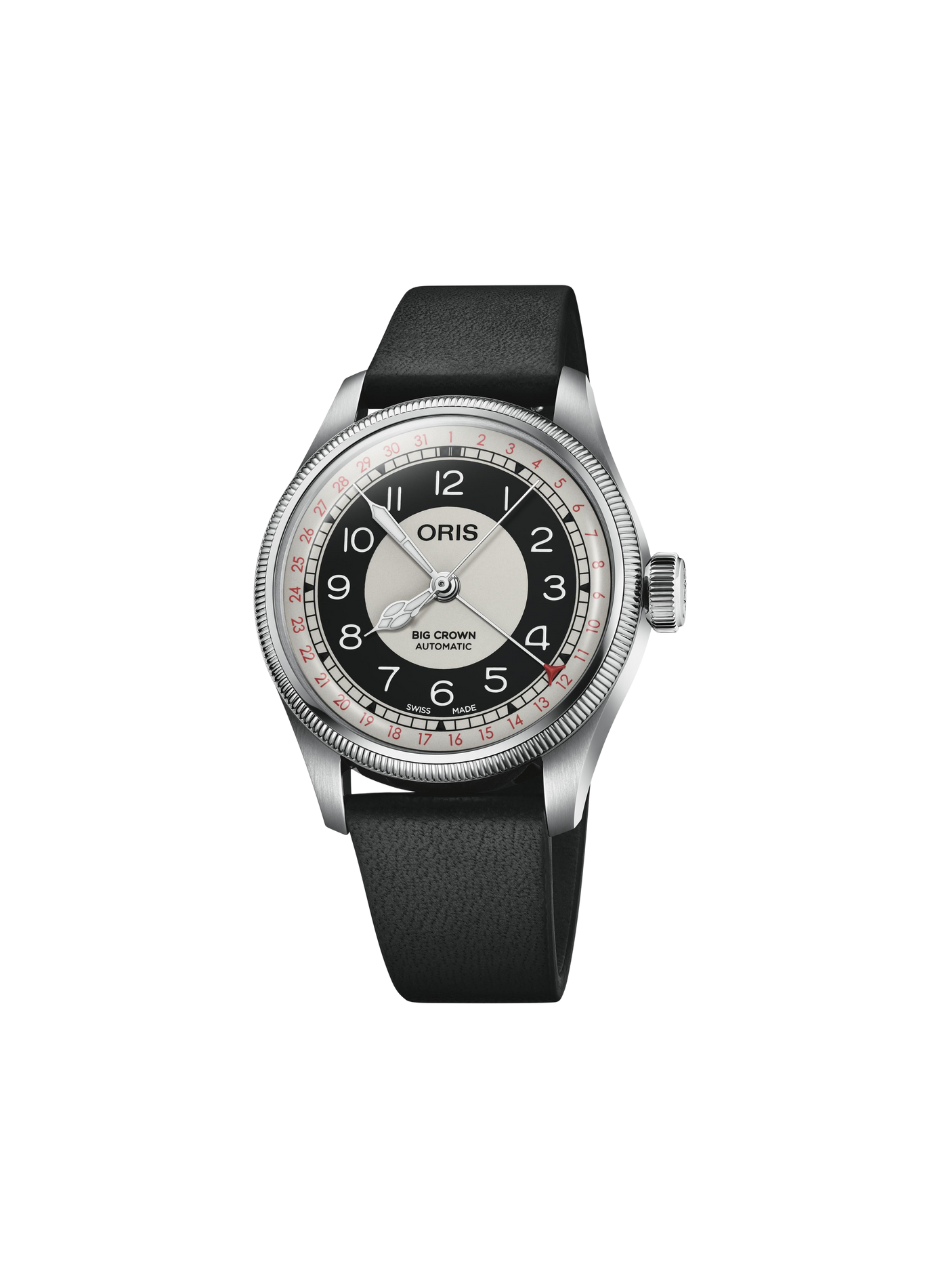 Montre automatique Big Crown Bullseye en cuir ORIS Beige