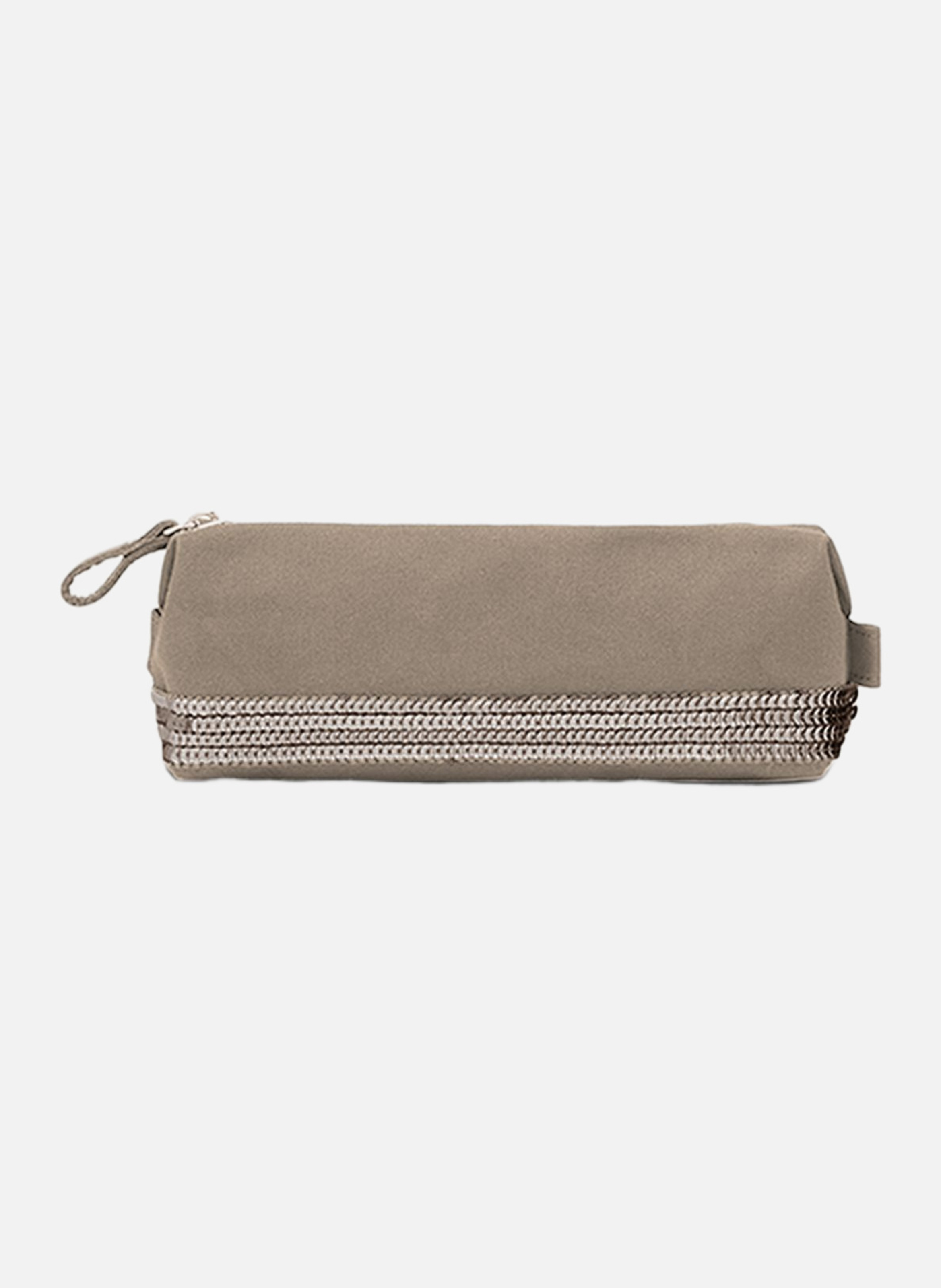 Trousse écolier en toile VANESSA BRUNO Gris