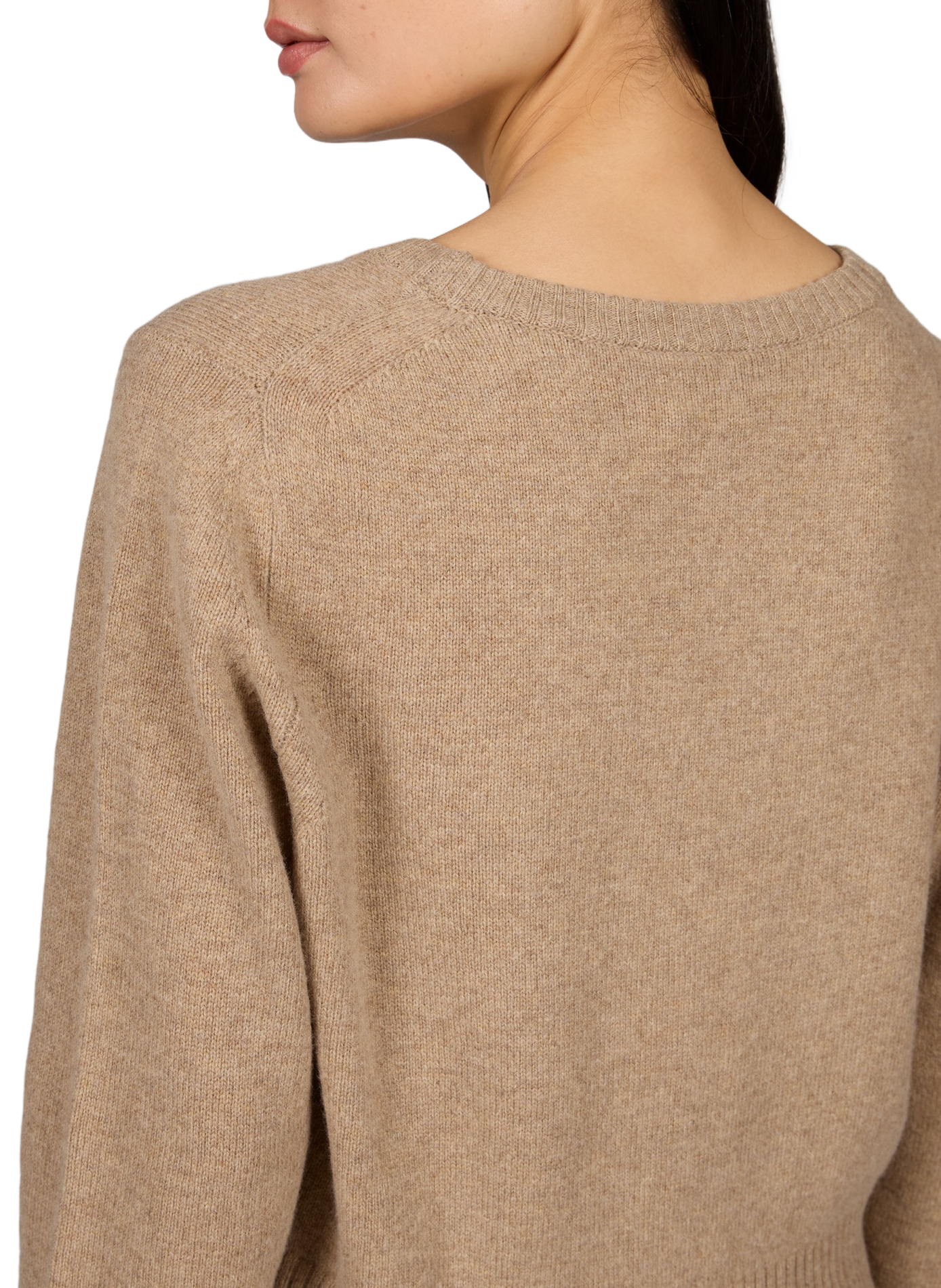 Rundhalsausschnitt-Pullover CLOSED Beige