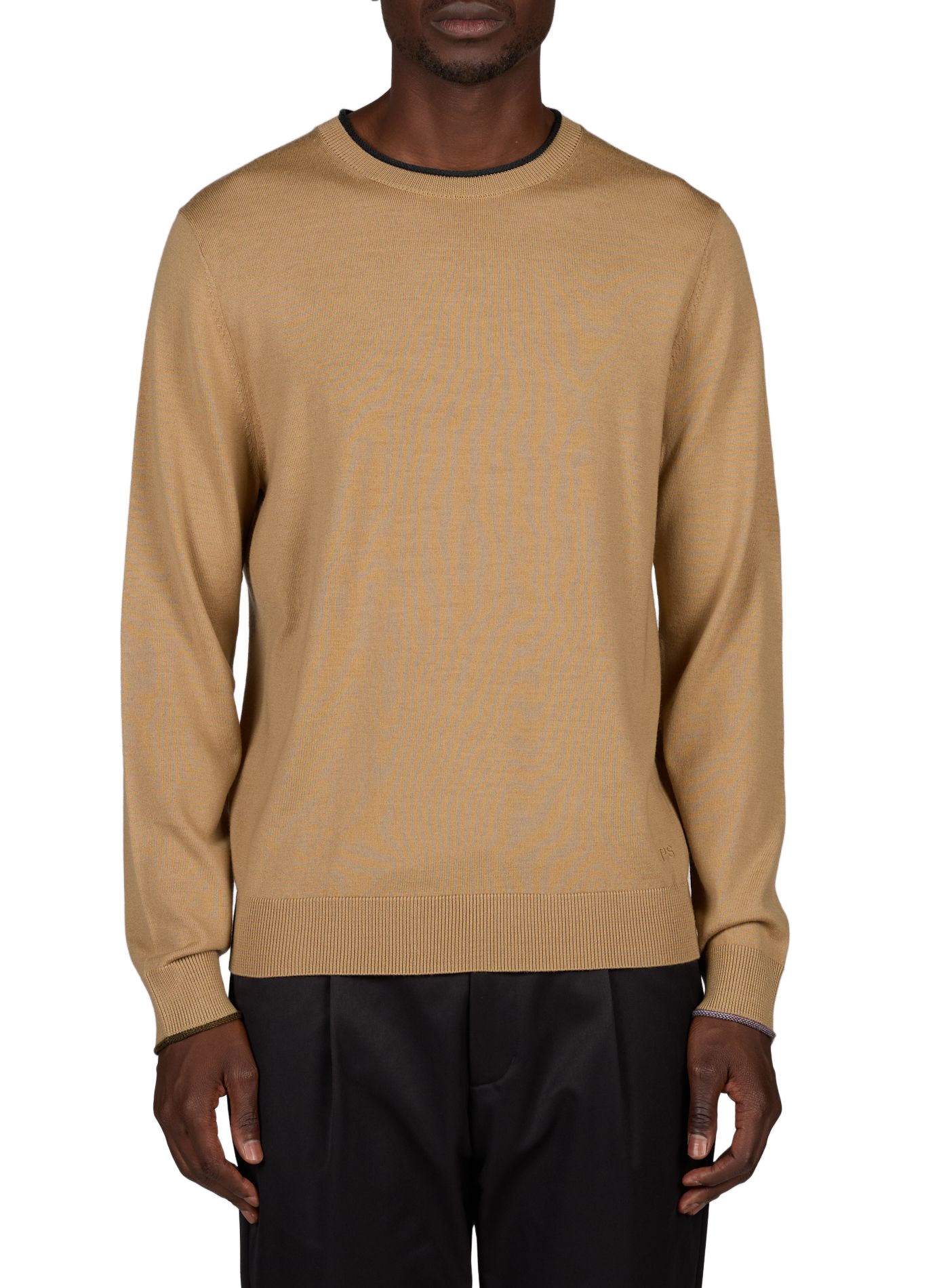 Round neck wool sweater PAUL SMITH Brown