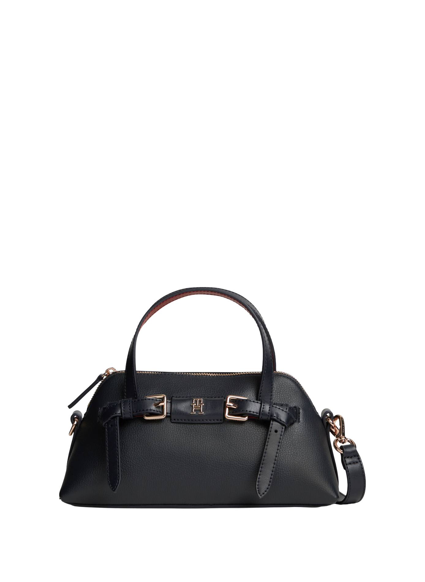 Plain zippered handbag TOMMY HILFIGER Blue