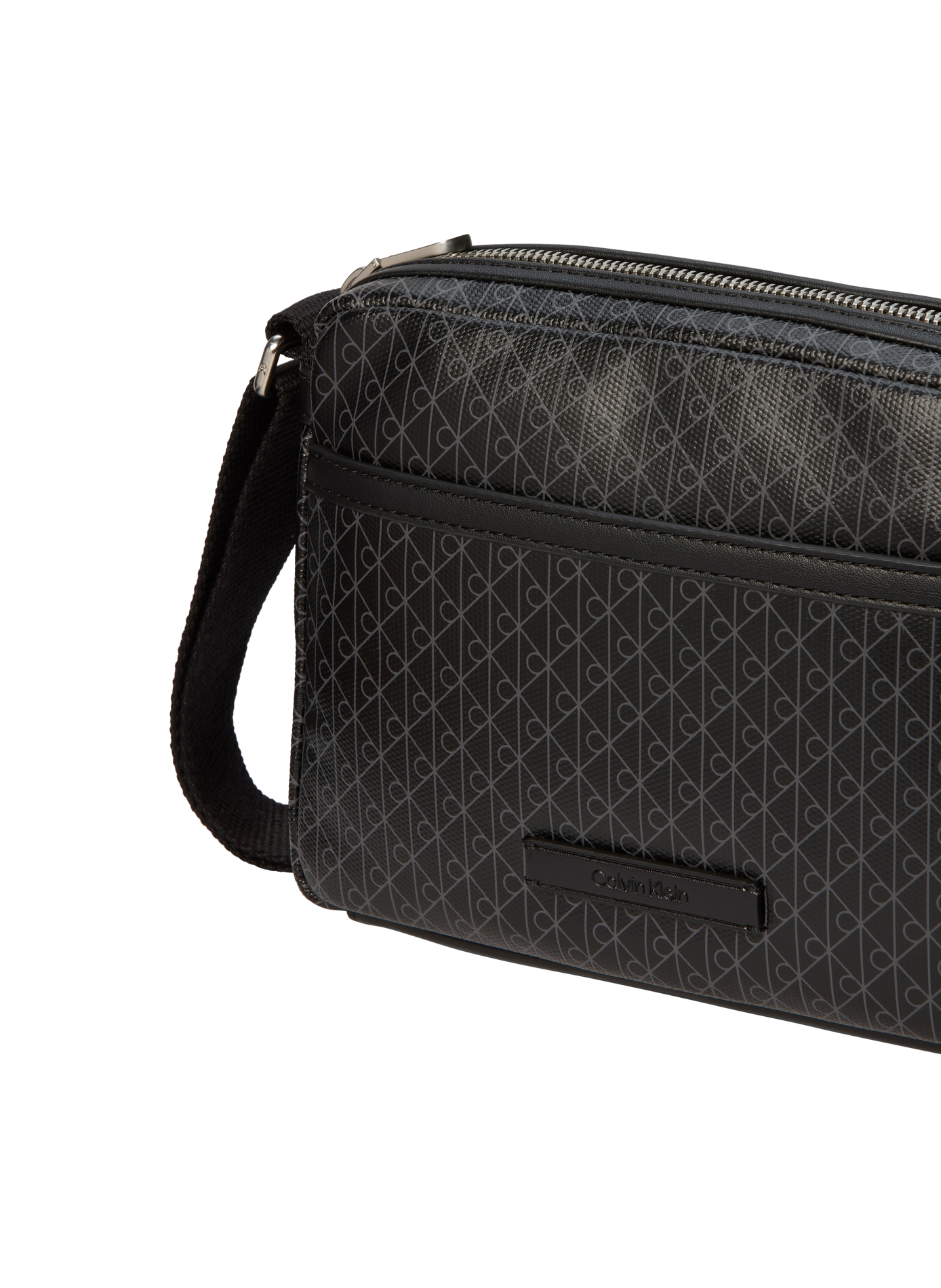 Printed Shoulder Bag CALVIN KLEIN Black