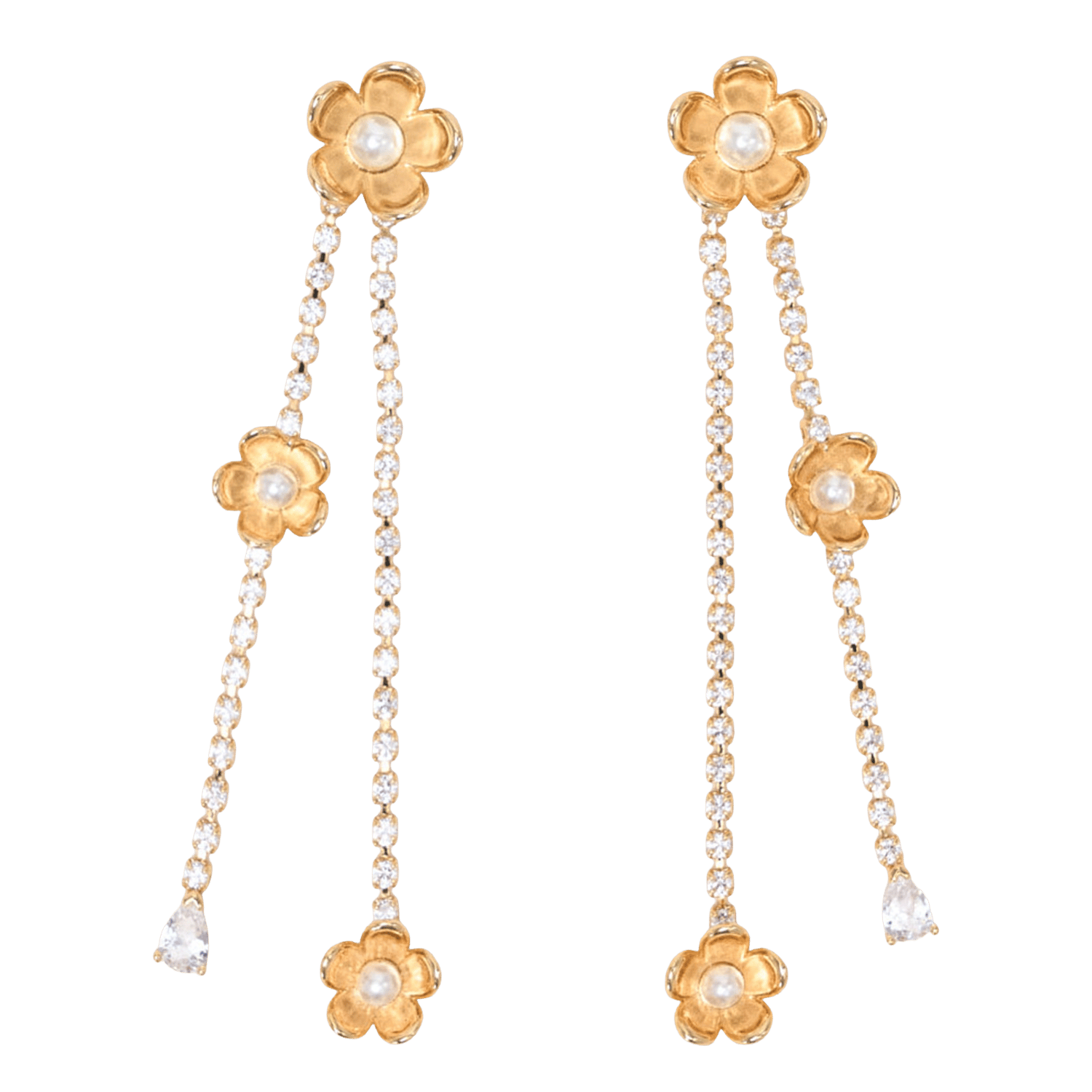 Boucles d'oreilles en laiton MAJE Doré