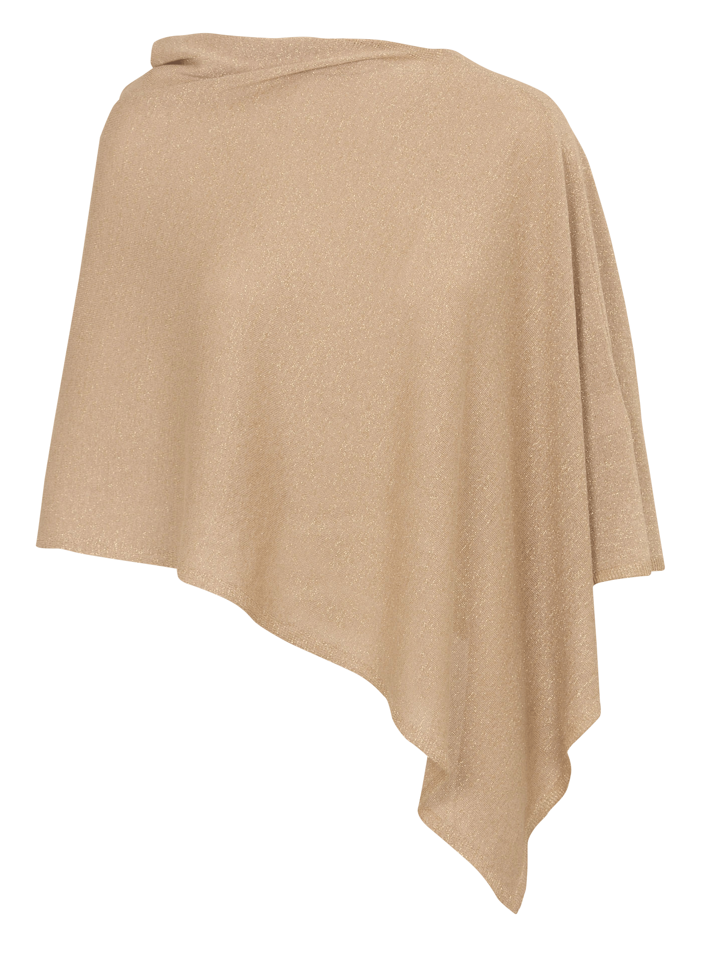 Poncho met iriserende glans LA FEE MARABOUTEE Goud