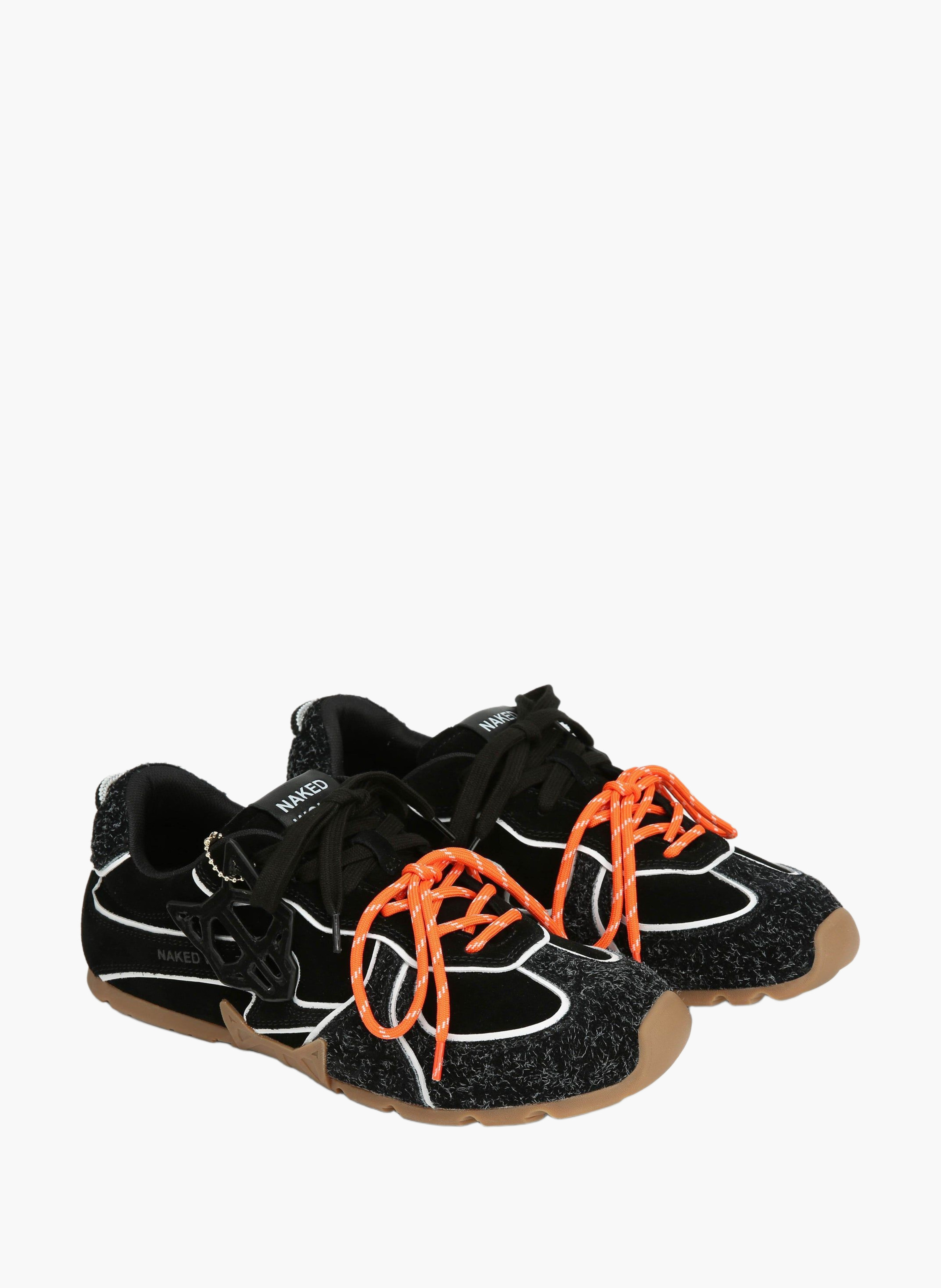 Baskets ace m en daim NAKED WOLFE Noir