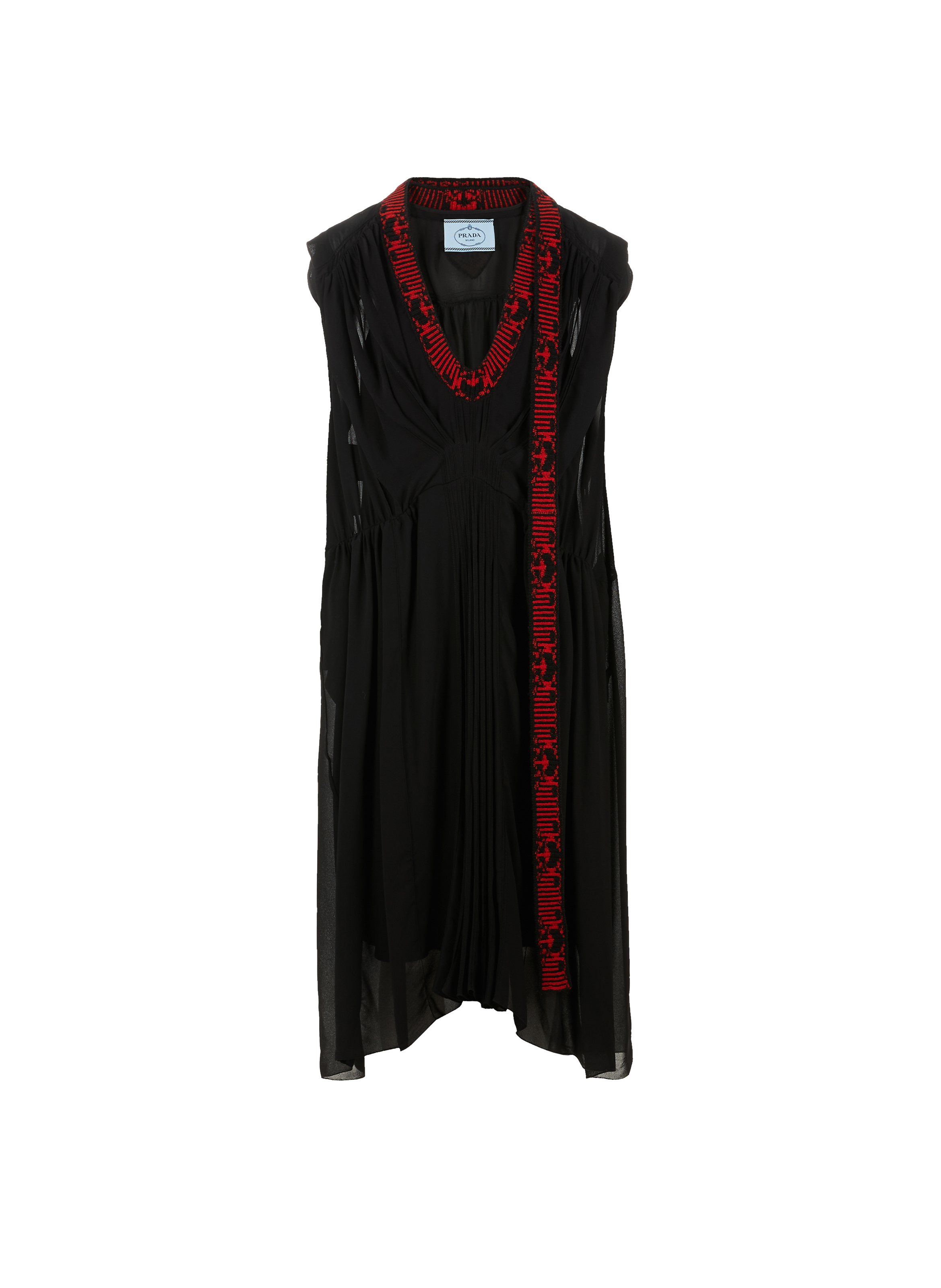 PRADA Voile dress Multicolour
