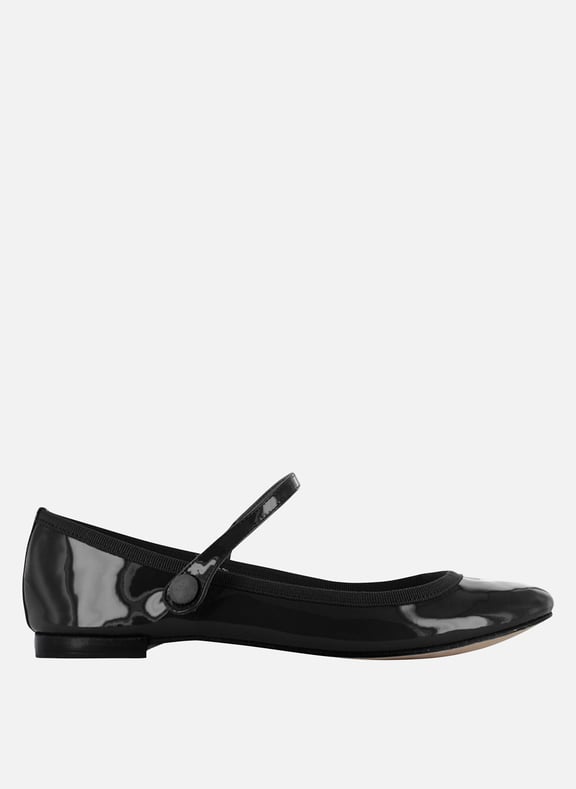 Babies en cuir vernis lio Noir by REPETTO REPETTO Babies en cuir vernis lio Noir