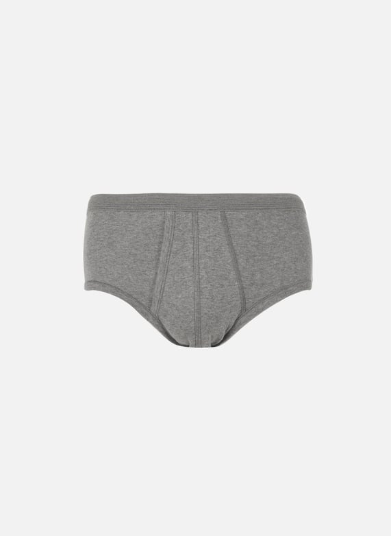Slip kangourou en coton Gris