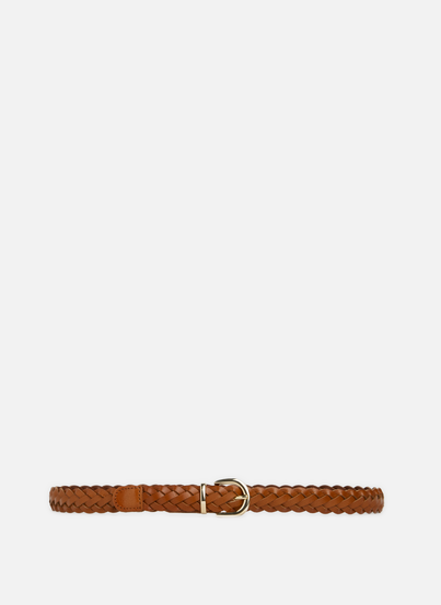 Braided leather belt SAISON 1865