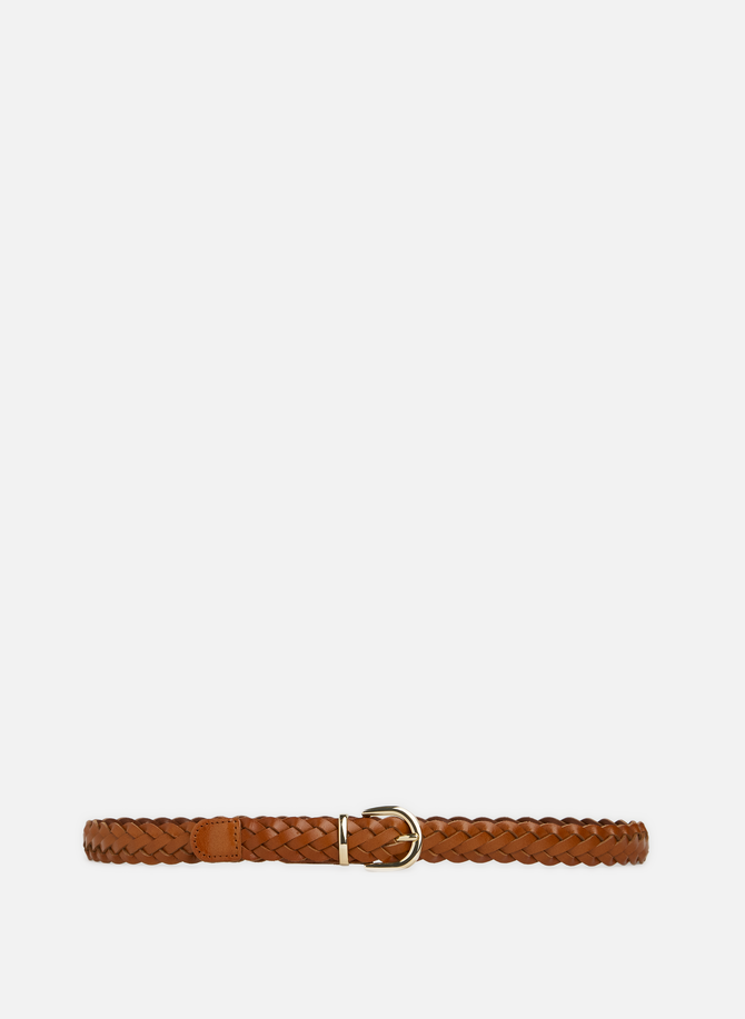 Braided leather belt SAISON 1865