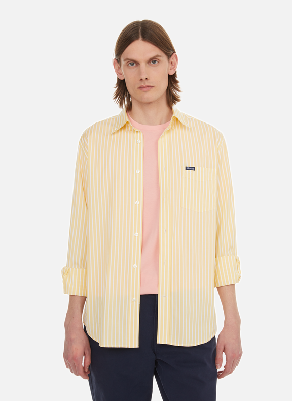 FACONNABLE Striped shirt Yellow