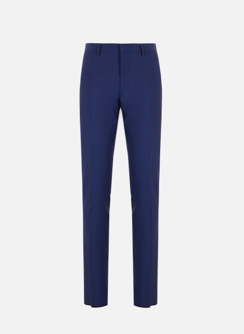 Blue wool and mohair suit pants SEASON 1865 