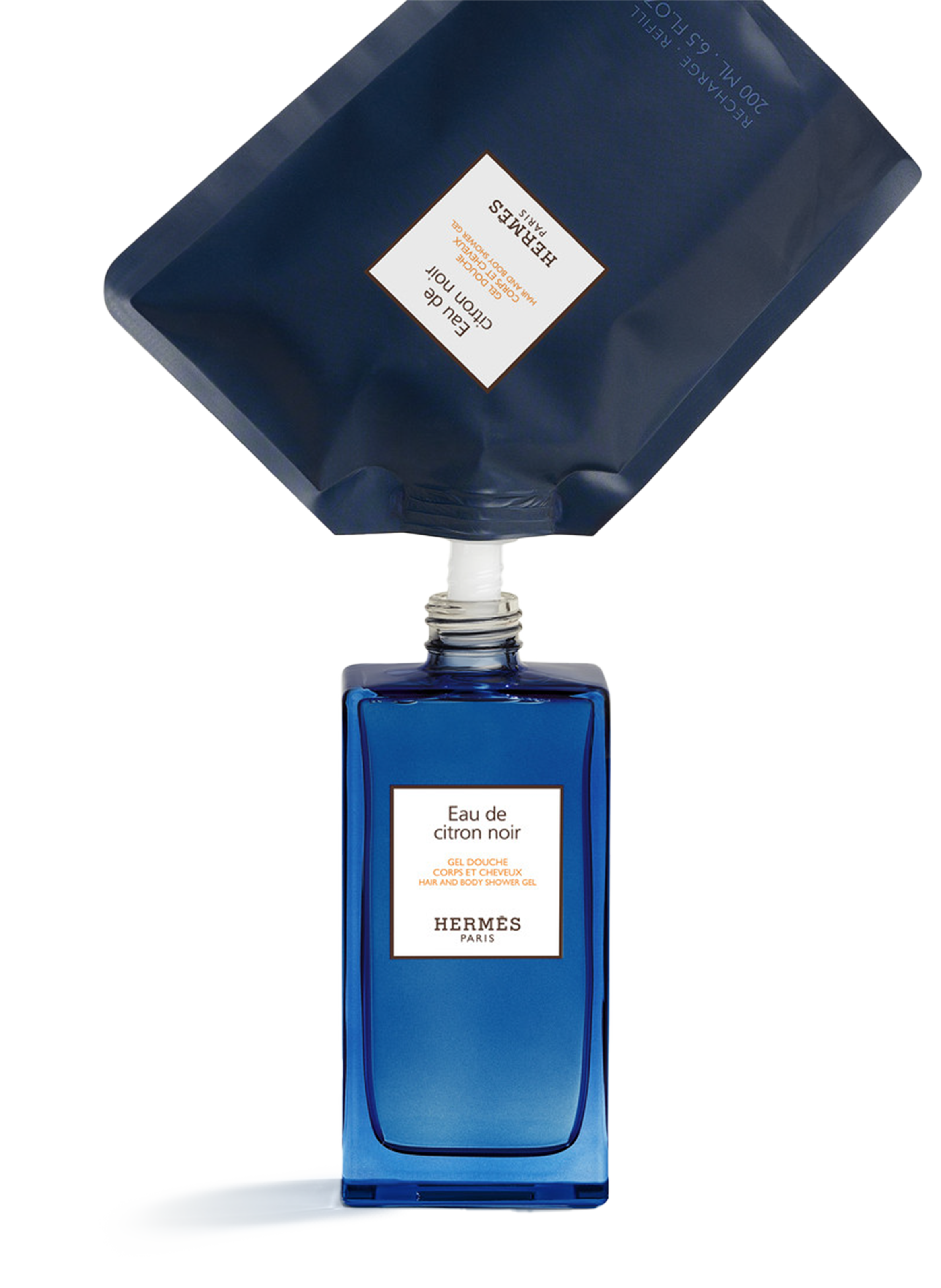 Eau de Citron Noir - Hair and body wash refill HERMÈS No color