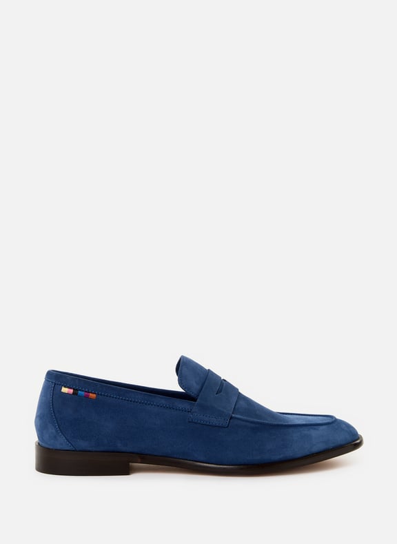 Mocassin en cuir suédé Bleu by PAUL SMITH PAUL SMITH Mocassin en cuir suédé Bleu