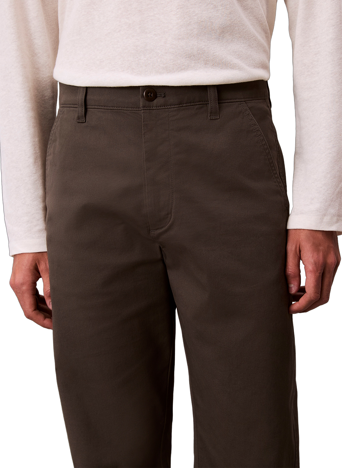Pantalon chino droit CALVIN KLEIN Kaki