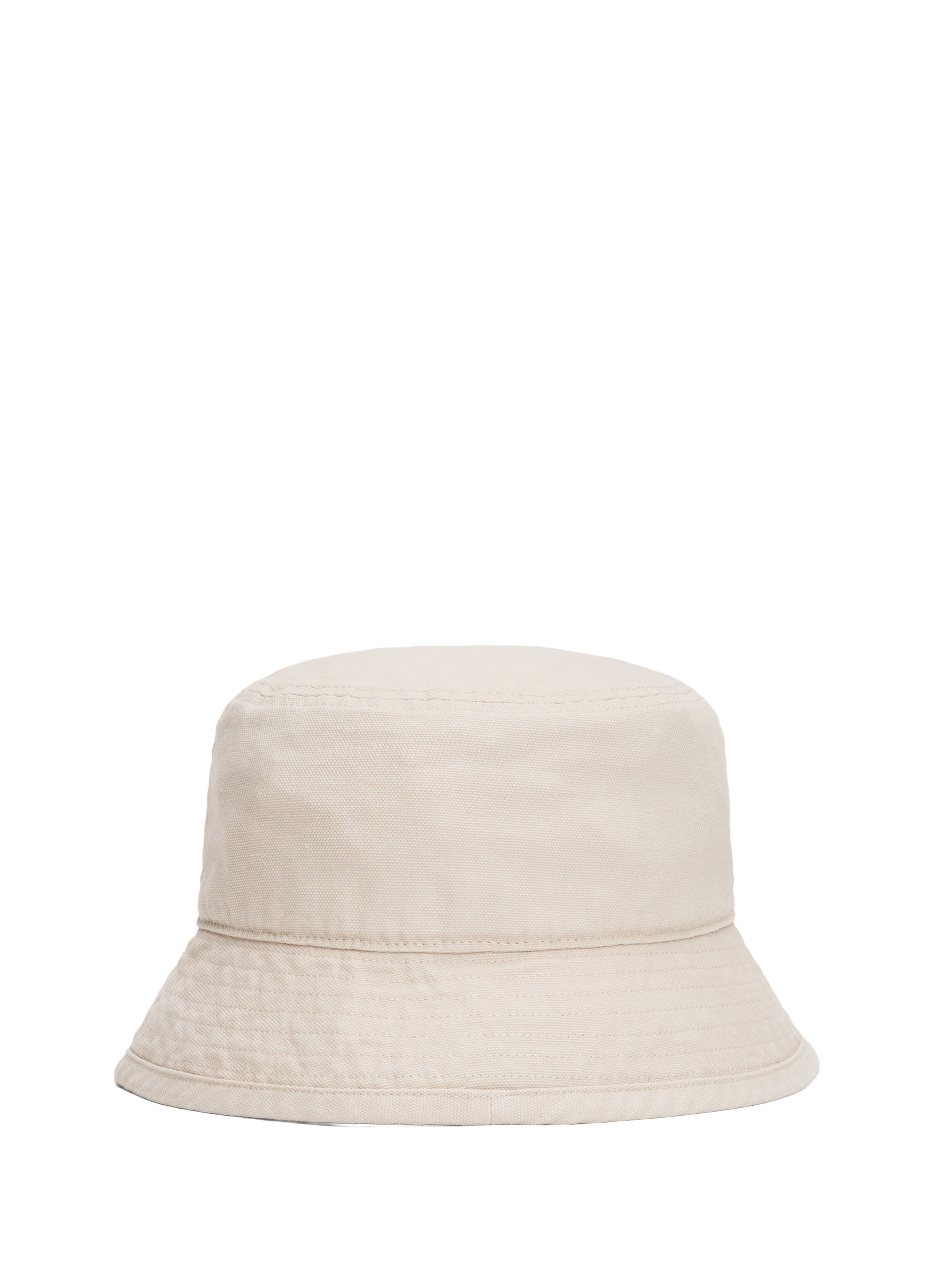 Bob brodé en coton  TOMMY HILFIGER Beige