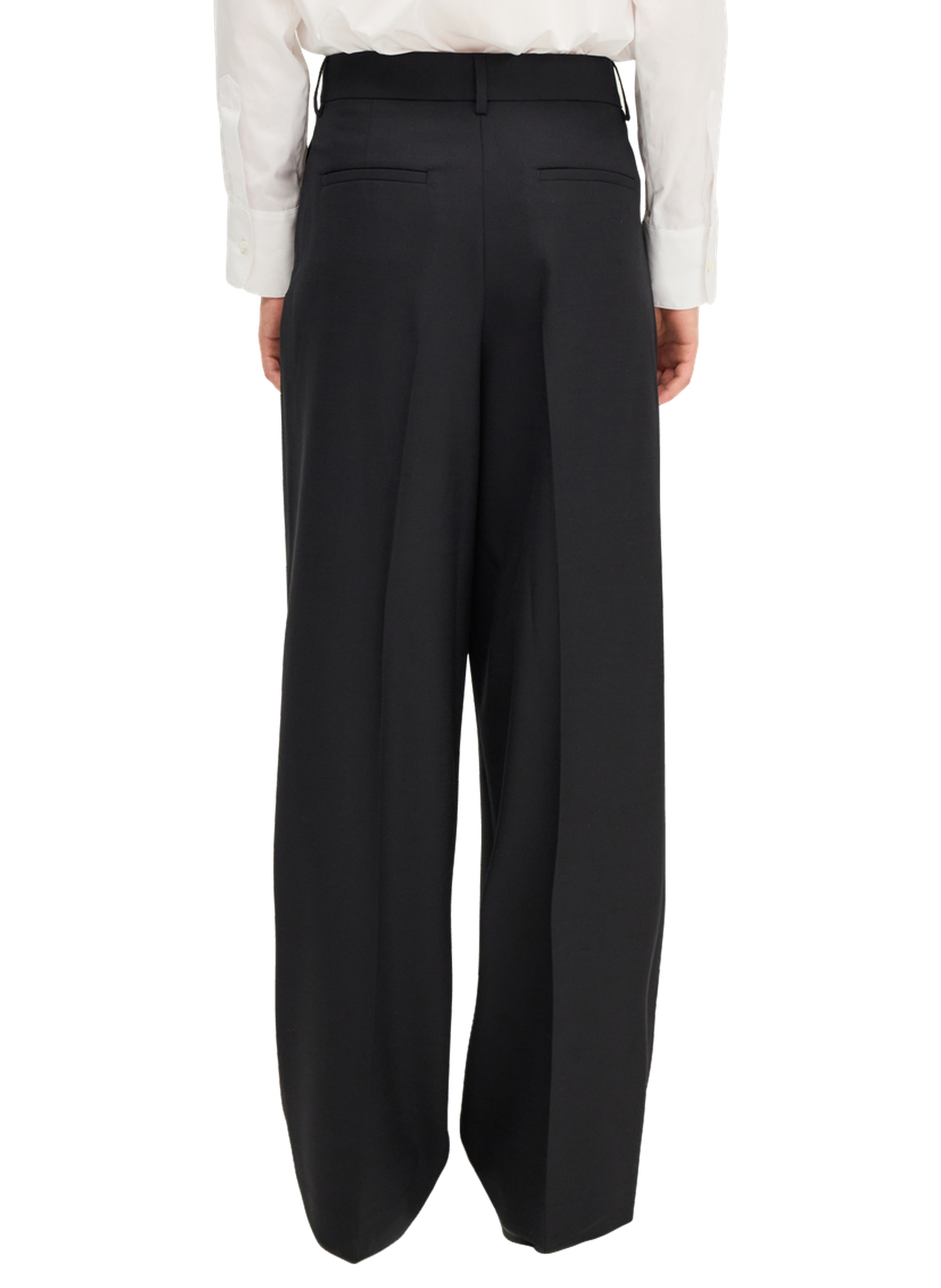 Pantalon large à pinces - chanae PABLO Noir