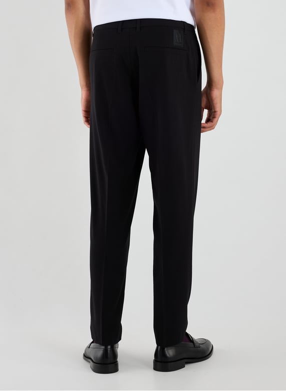 Straight chino trousers | Black by ARMANI EXCHANGE Straight chino trousers Black