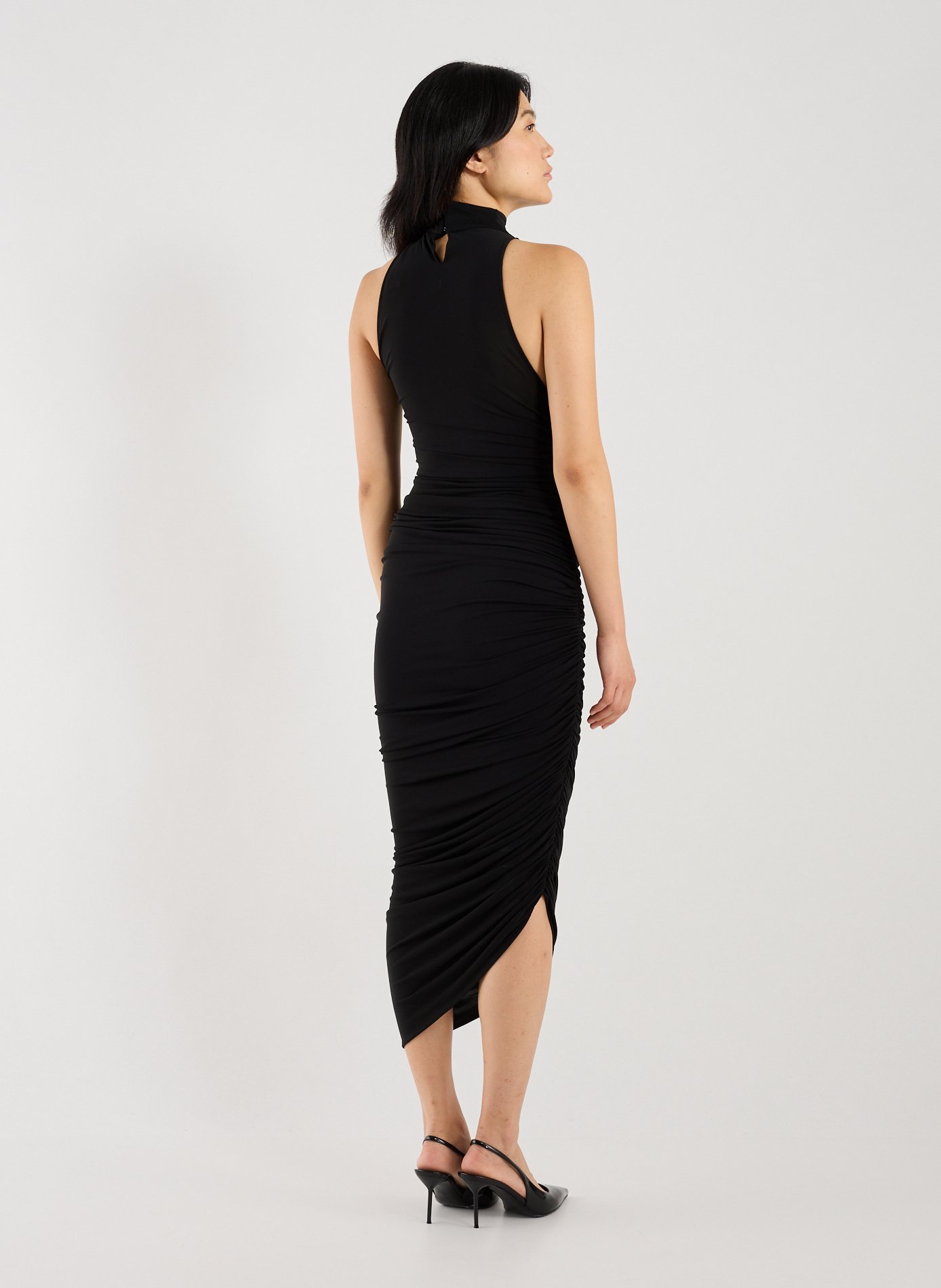 Slingbacks Lidia 70 en cuir vernis PARIS TEXAS Noir