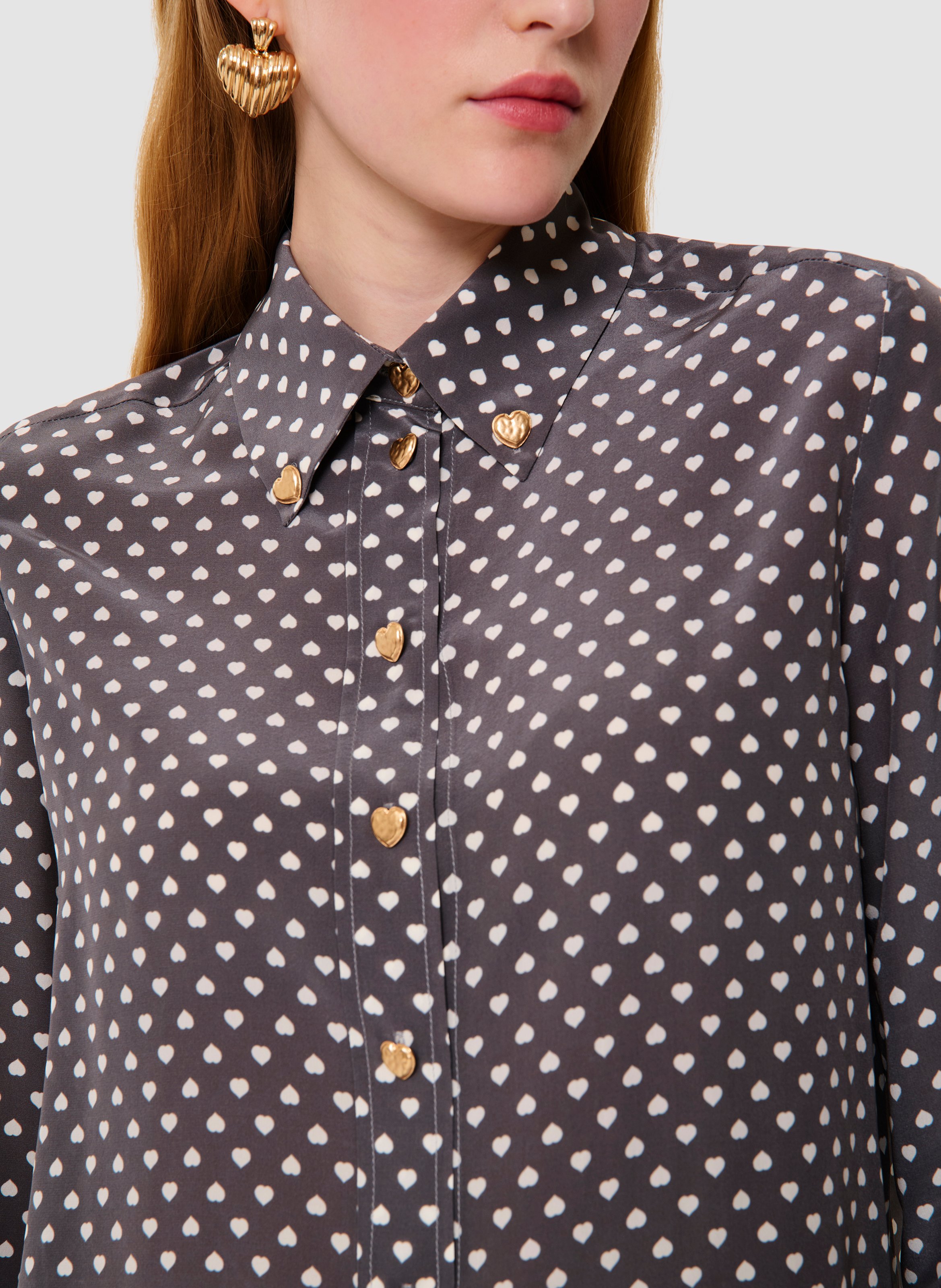 Chemise charlot TARA JARMON Gris