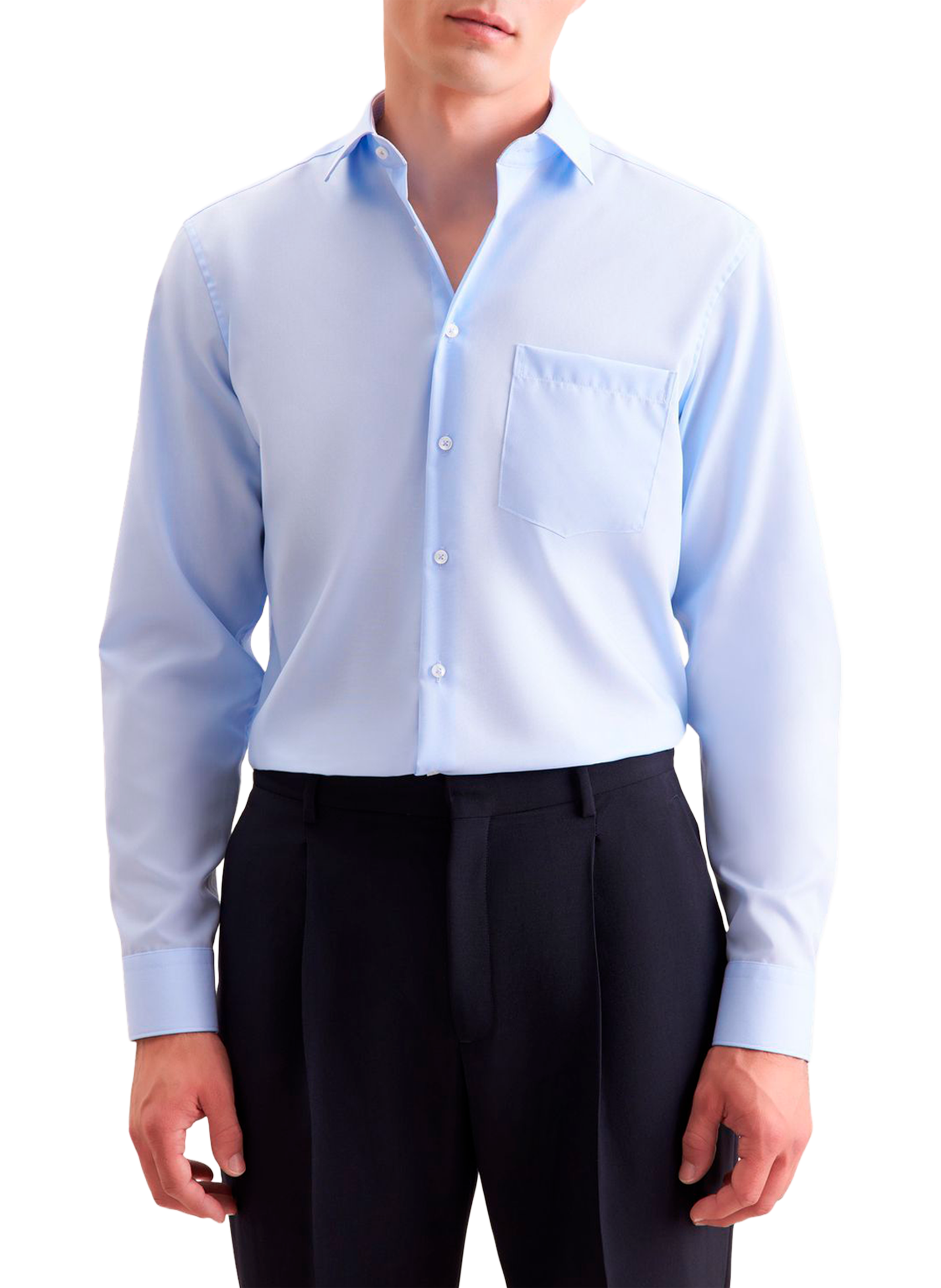 SEIDENSTICKER  Cotton shirt Blue