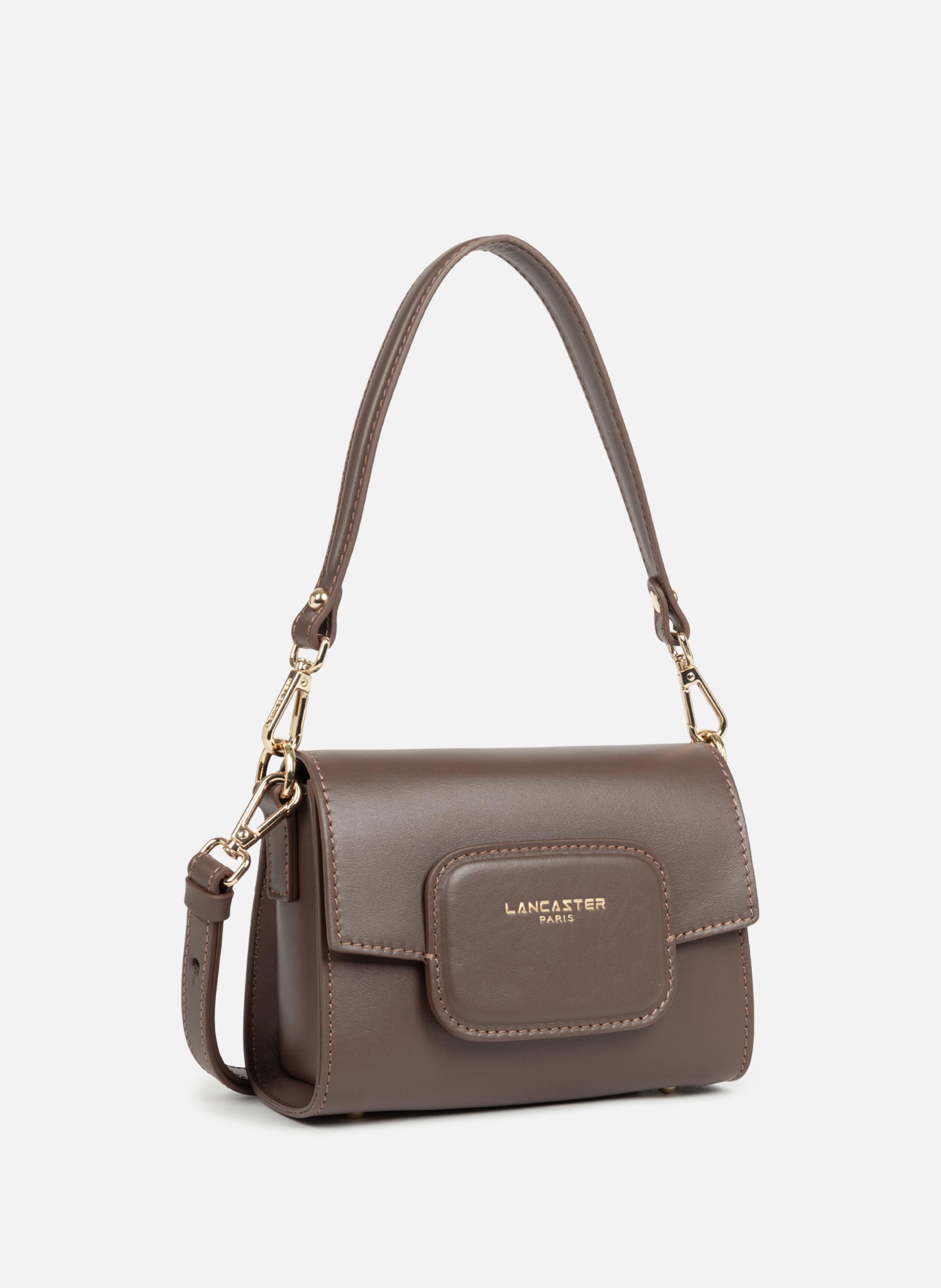 Mini crossbody bag - Paris PAD LANCASTER Brown