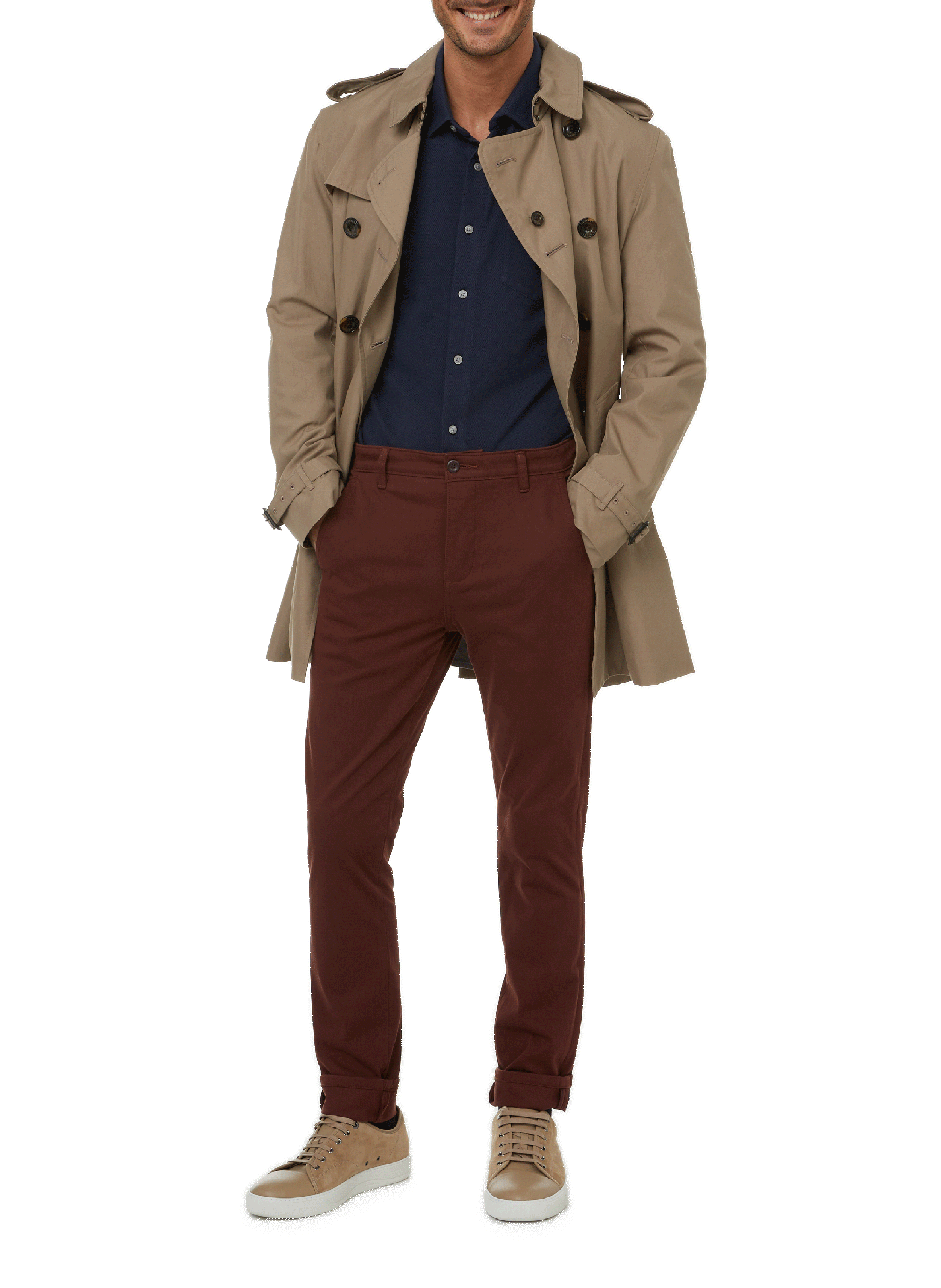 Pantalon skinny DOCKERS Bleu