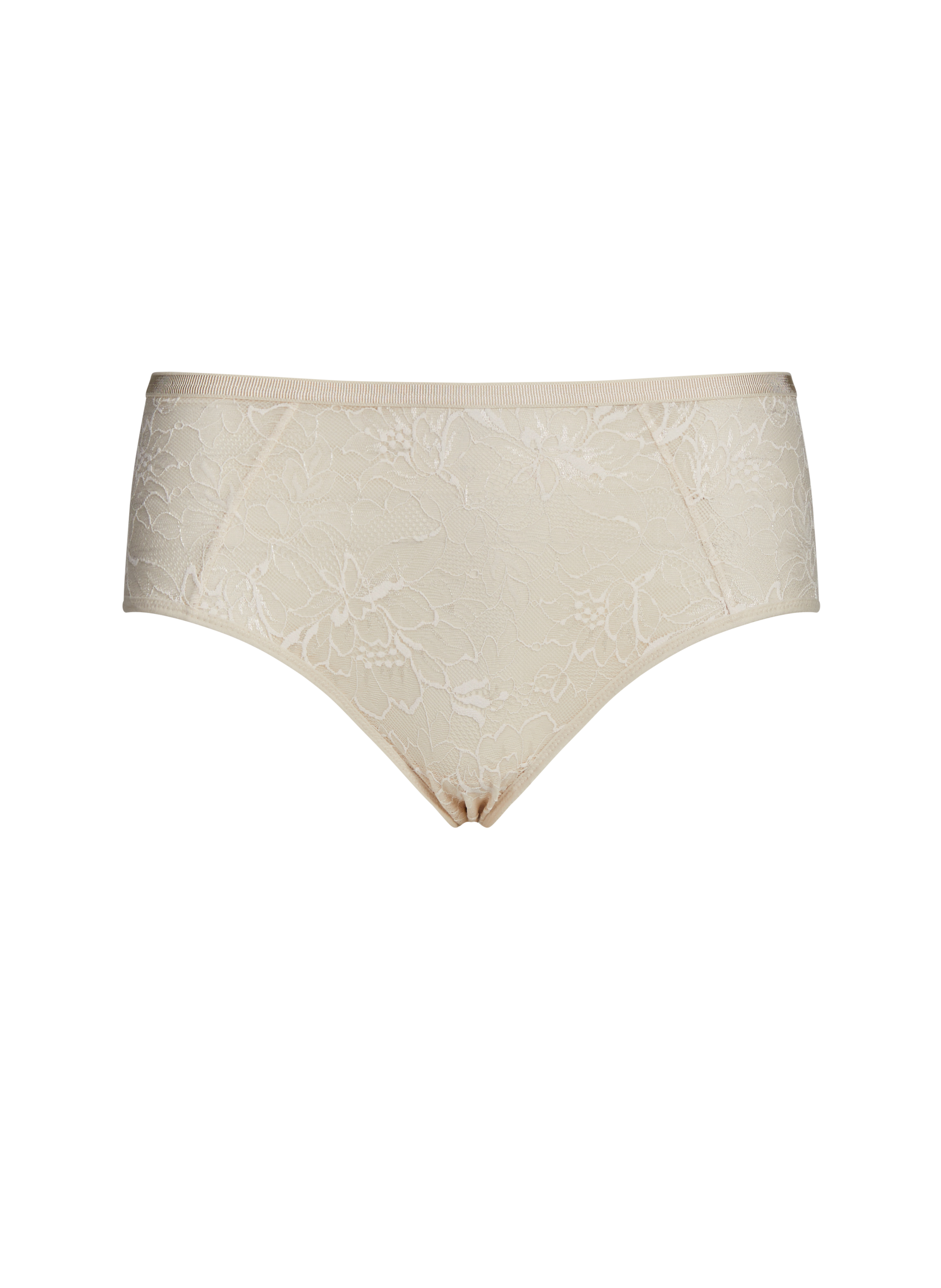 TRIUMPH Culotte mi-haute à dentelle Beige