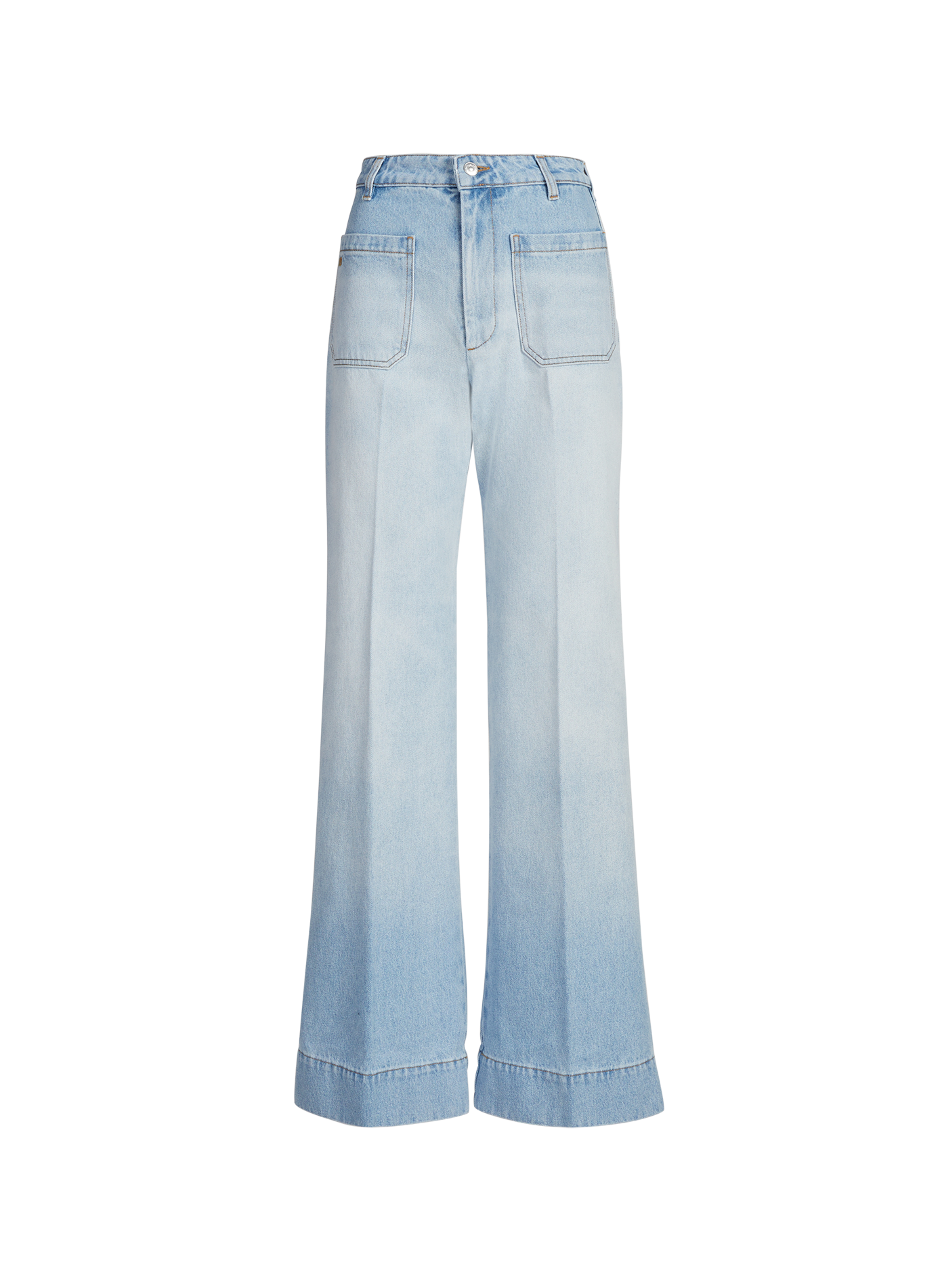 Cotton bootcut jeans  VICTORIA BECKHAM Blue