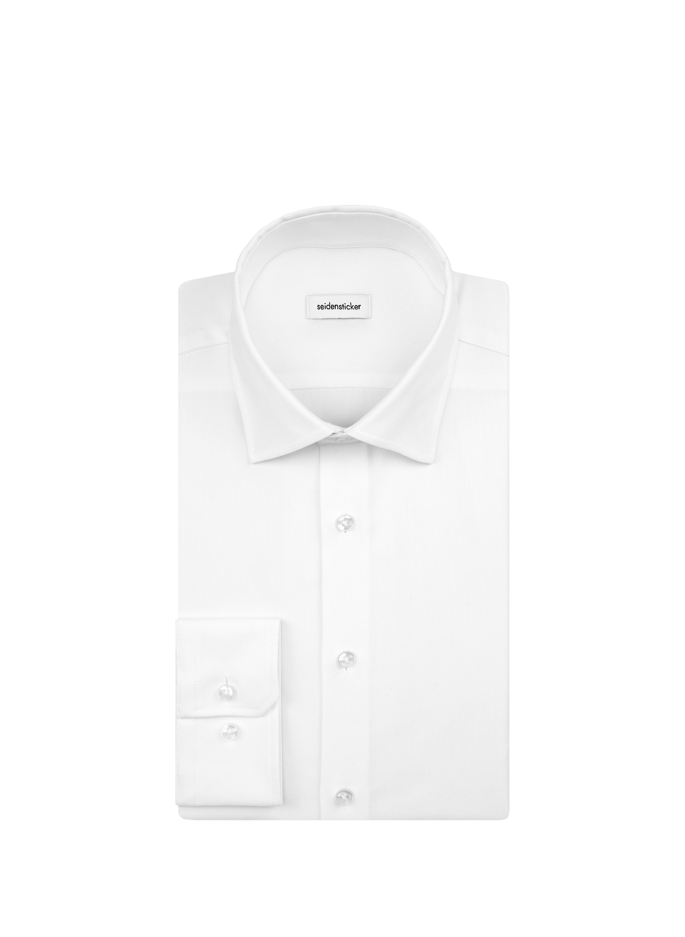 Cotton poplin shirt White