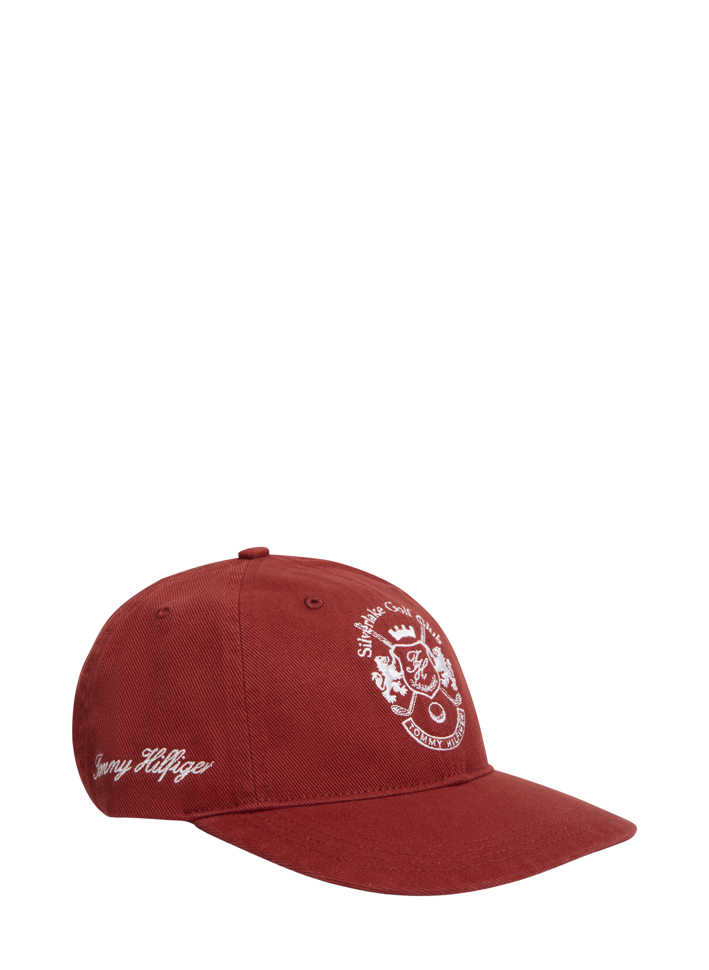 Cotton cap with embroidered patch TOMMY HILFIGER Red