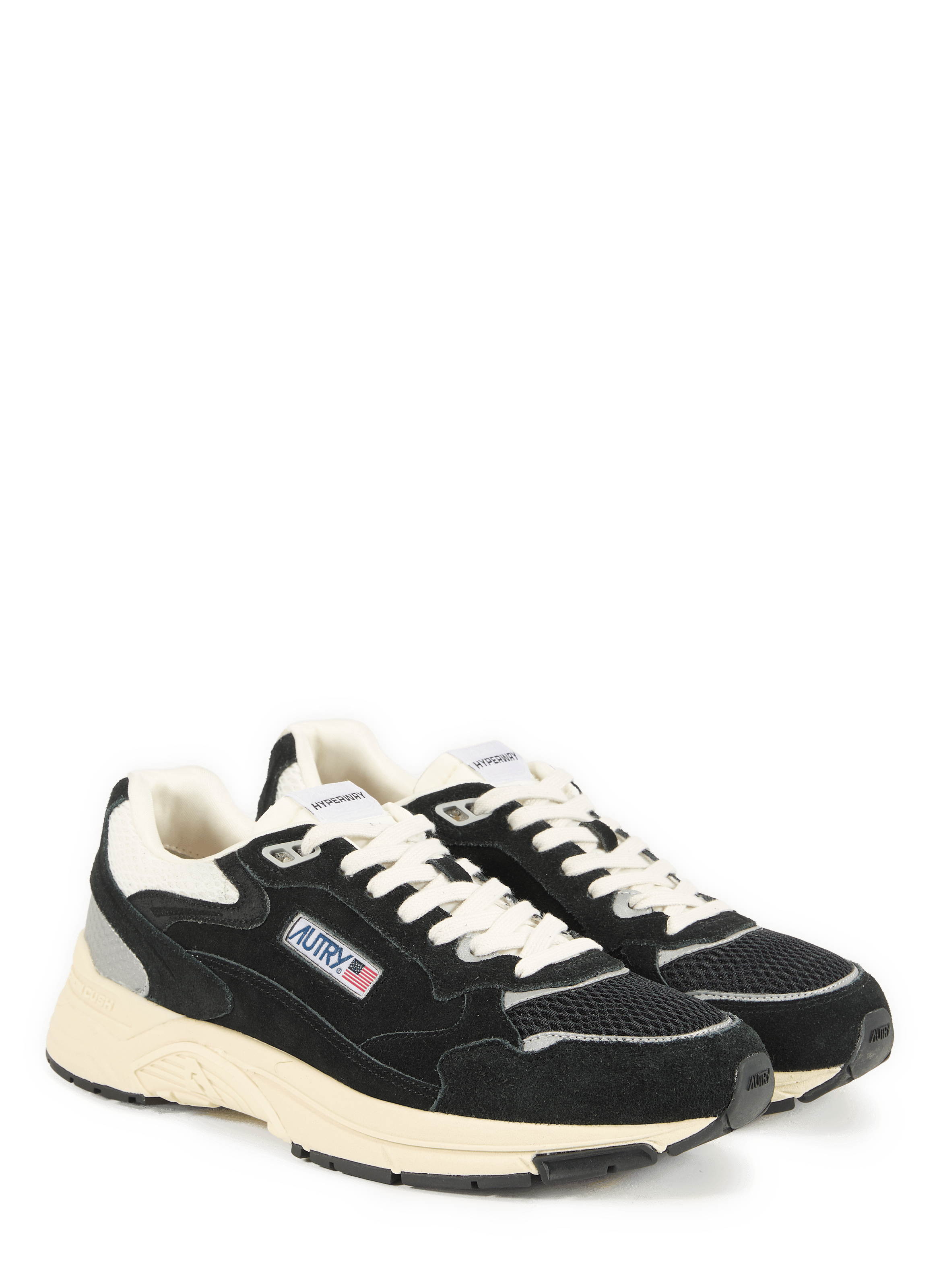 Baskets basses Hyperway en cuir mélangé AUTRY Multicolore