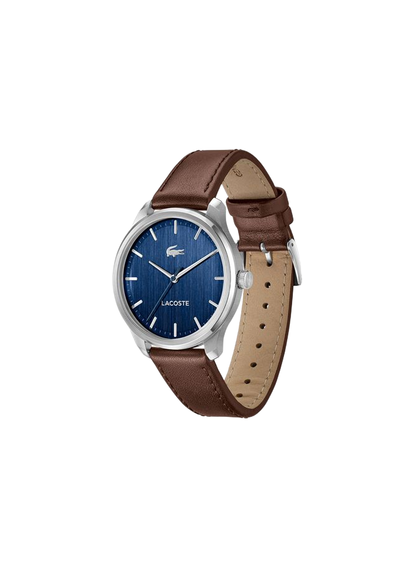 Montre quartz Lisbon en cuir LACOSTE MONTRES Bleu