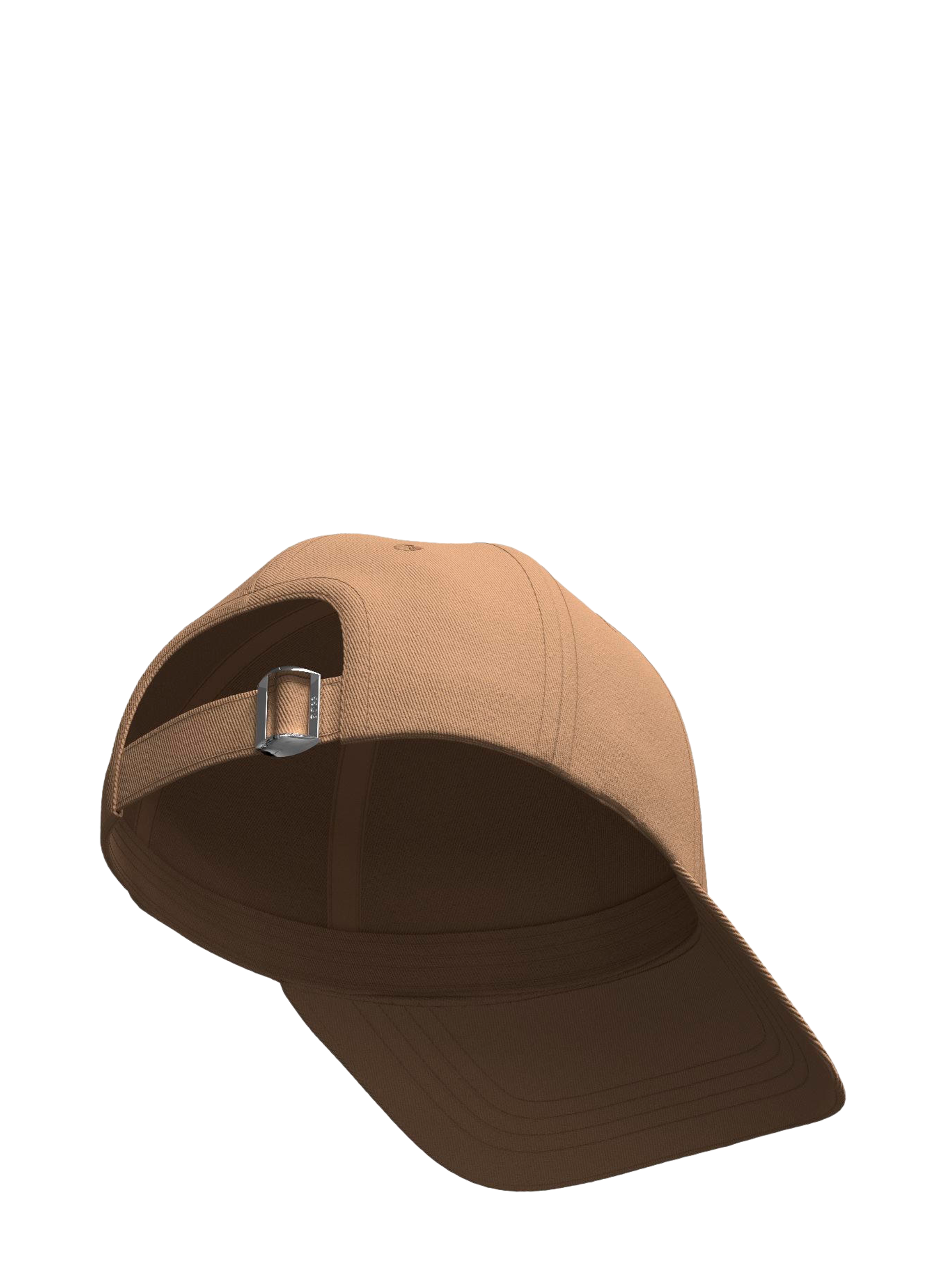 Casquette broderie marque en coton BOSS Beige
