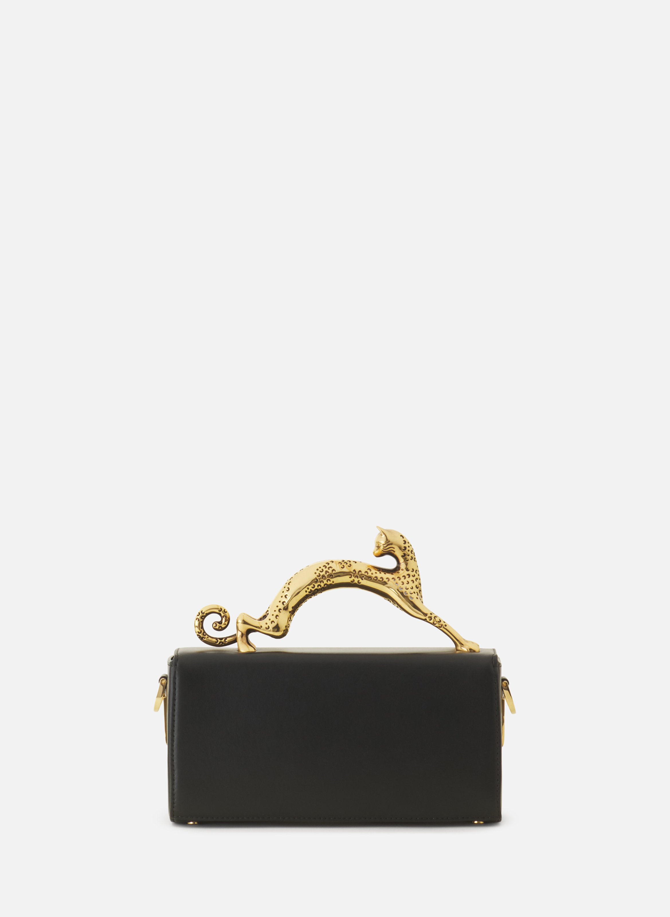 Sac pencil cat nano en cuir LANVIN Noir