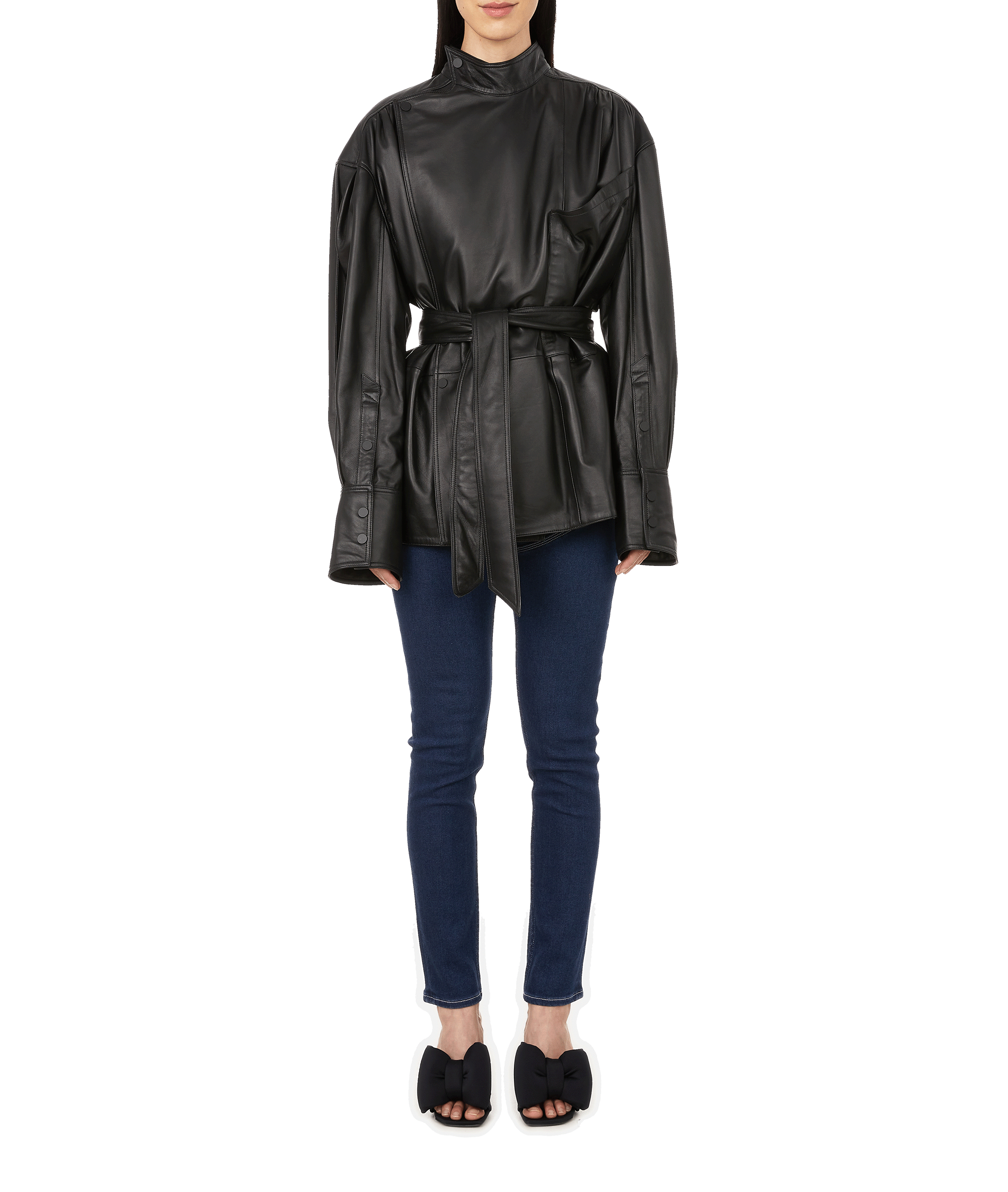 Lunettes de soleil carrées VERSACE Noir