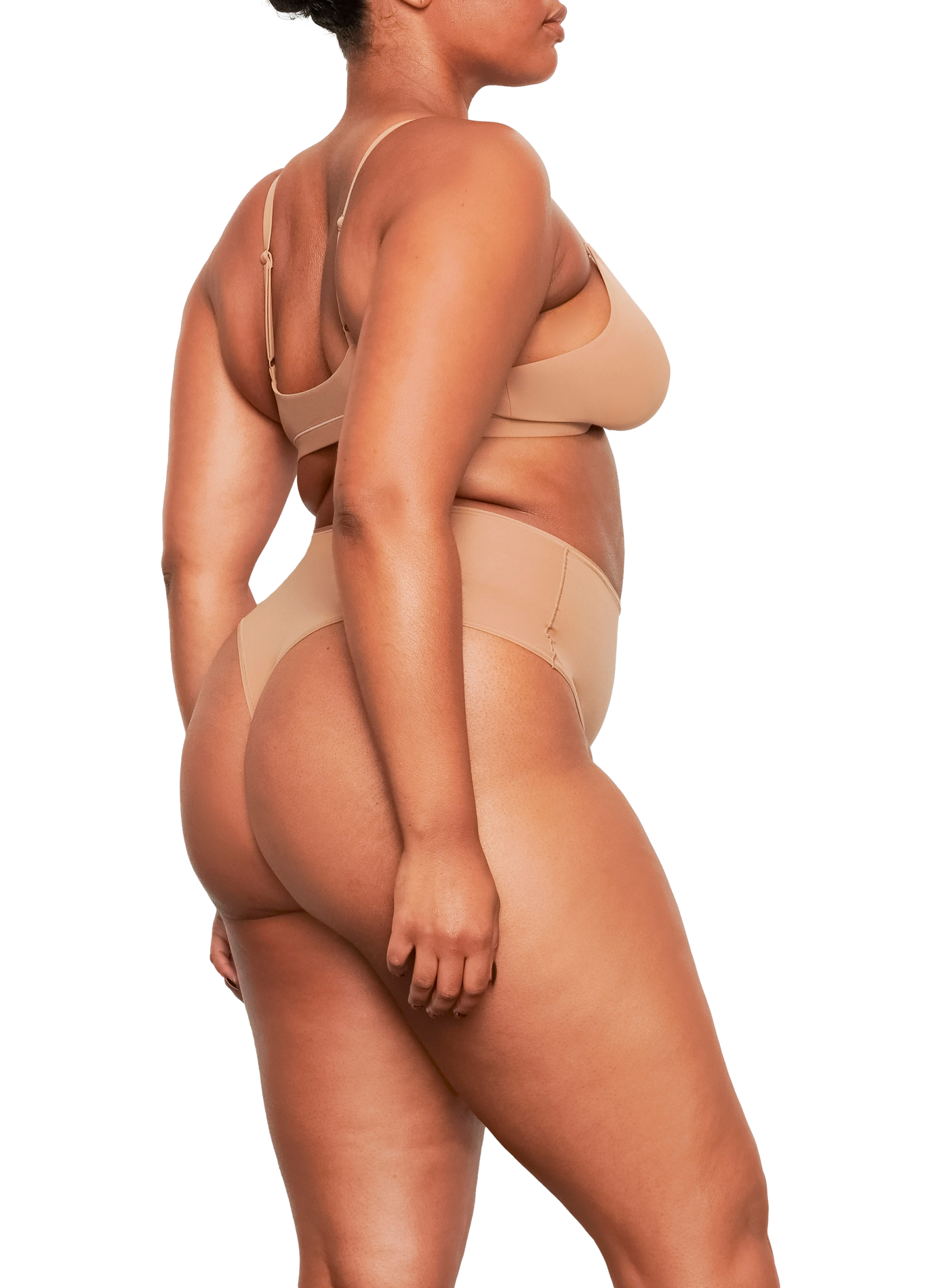 High-waisted solid color SKIMS Brown