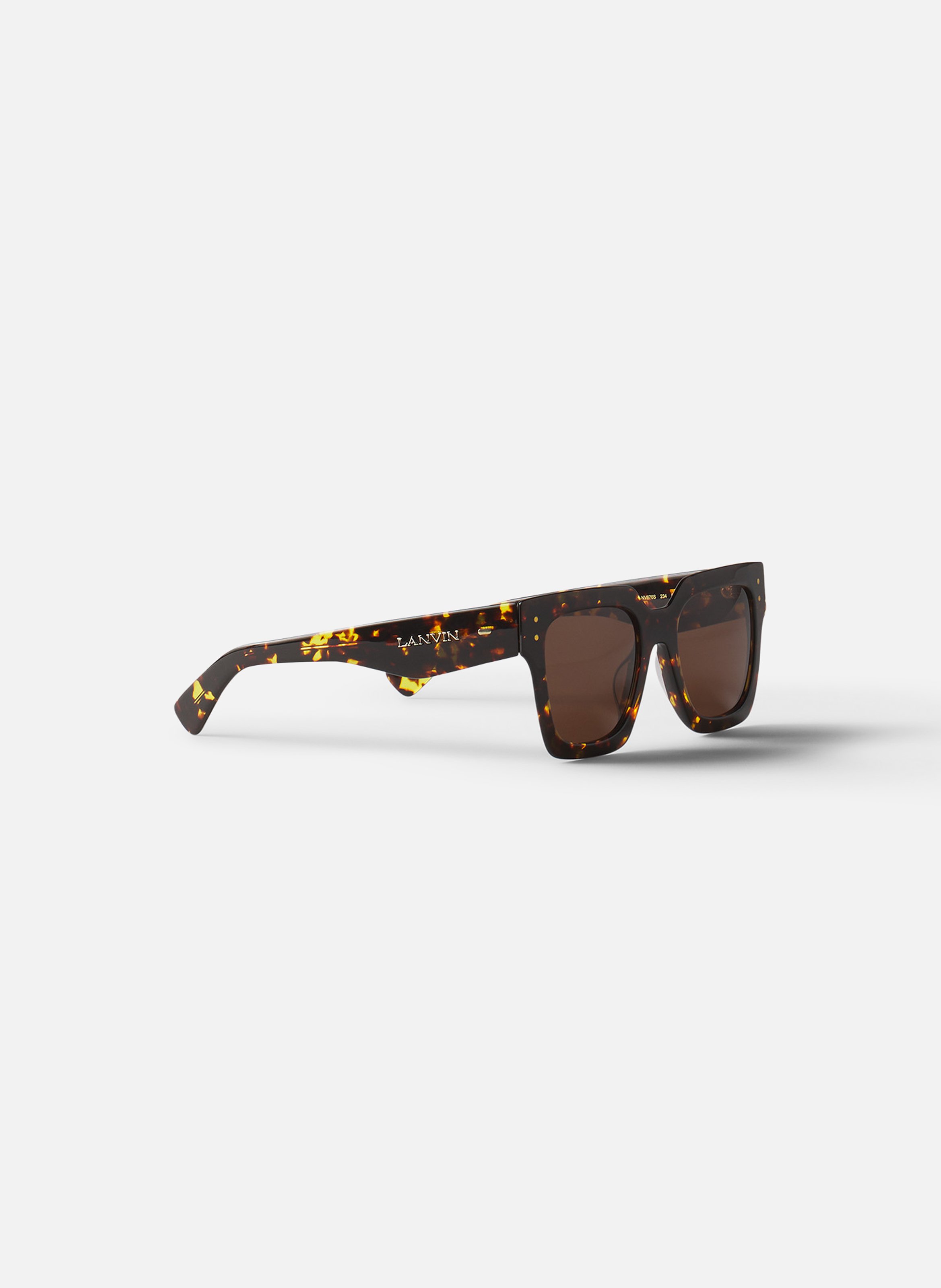 Lunettes maxi rectangle lanvin signature LANVIN Transparent
