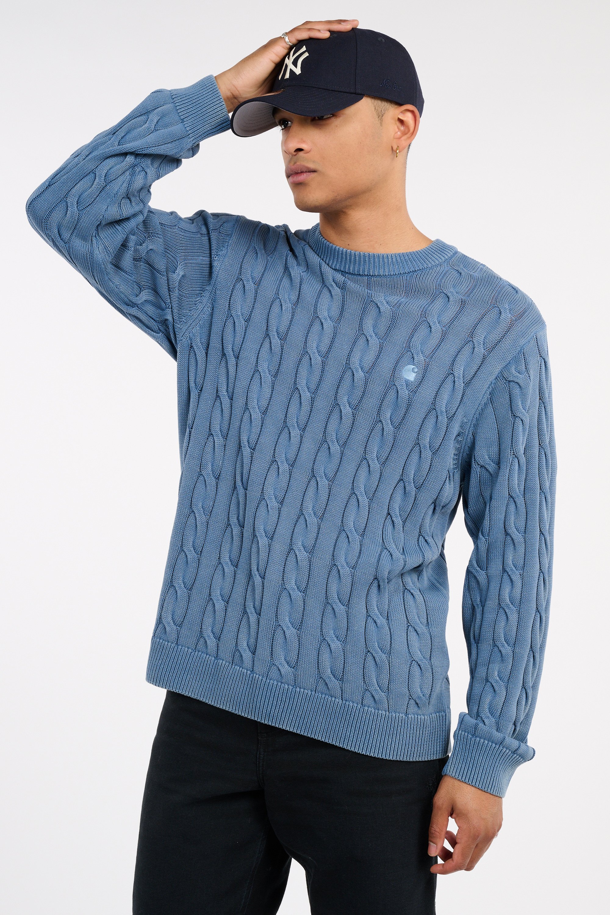 Pull carter sweater CARHARTT WIP Bleu