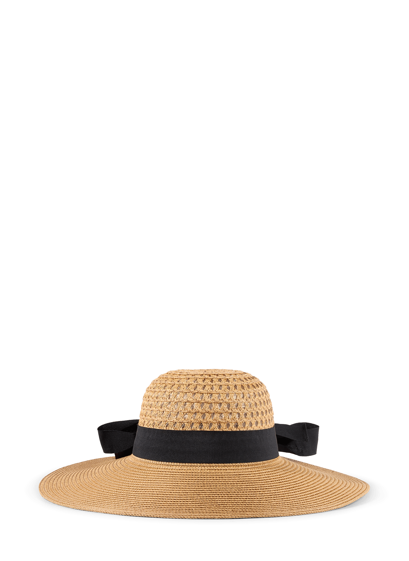 Chapeau canotier à détail noeud  AU PRINTEMPS PARIS Beige