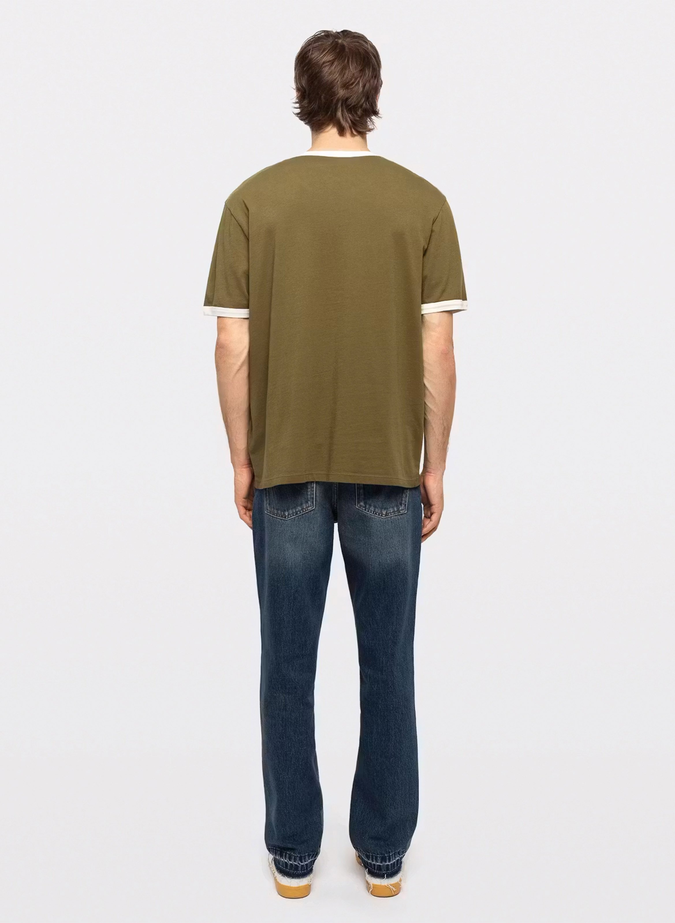 Tee-shirt droit à détail brodé woody ZADIG&VOLTAIRE Vert