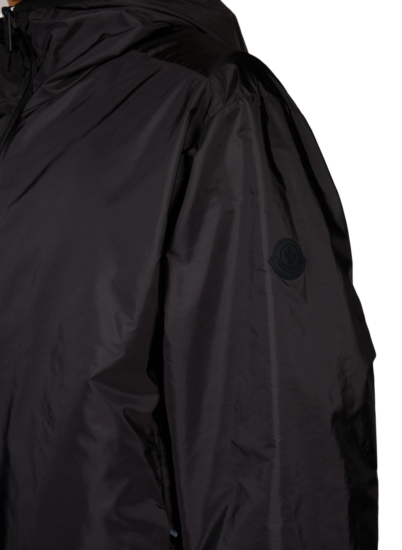 Reversible Vandelli Hooded Jacket with Checkered Interior MONCLER Black