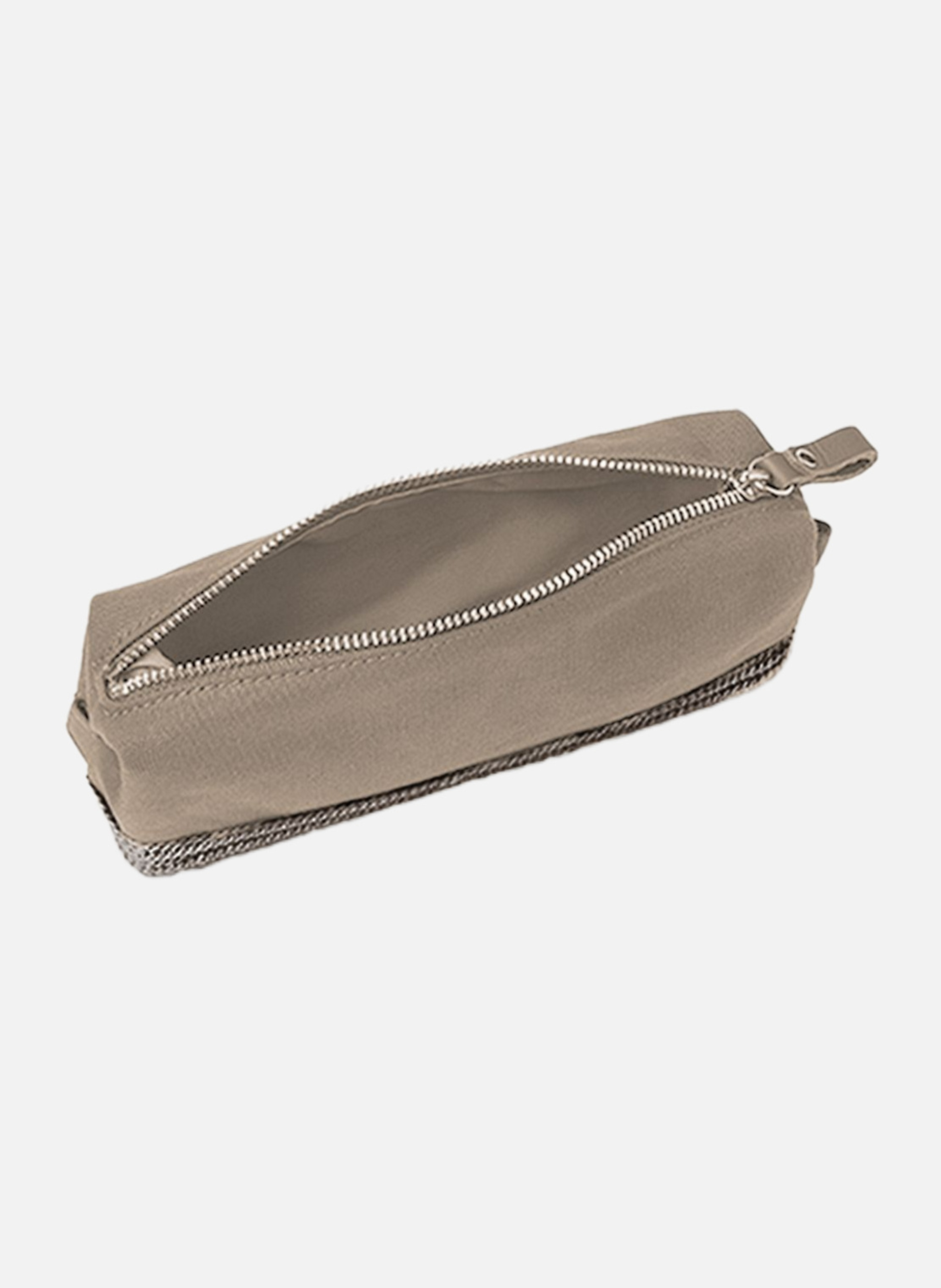 Trousse écolier en toile VANESSA BRUNO Gris